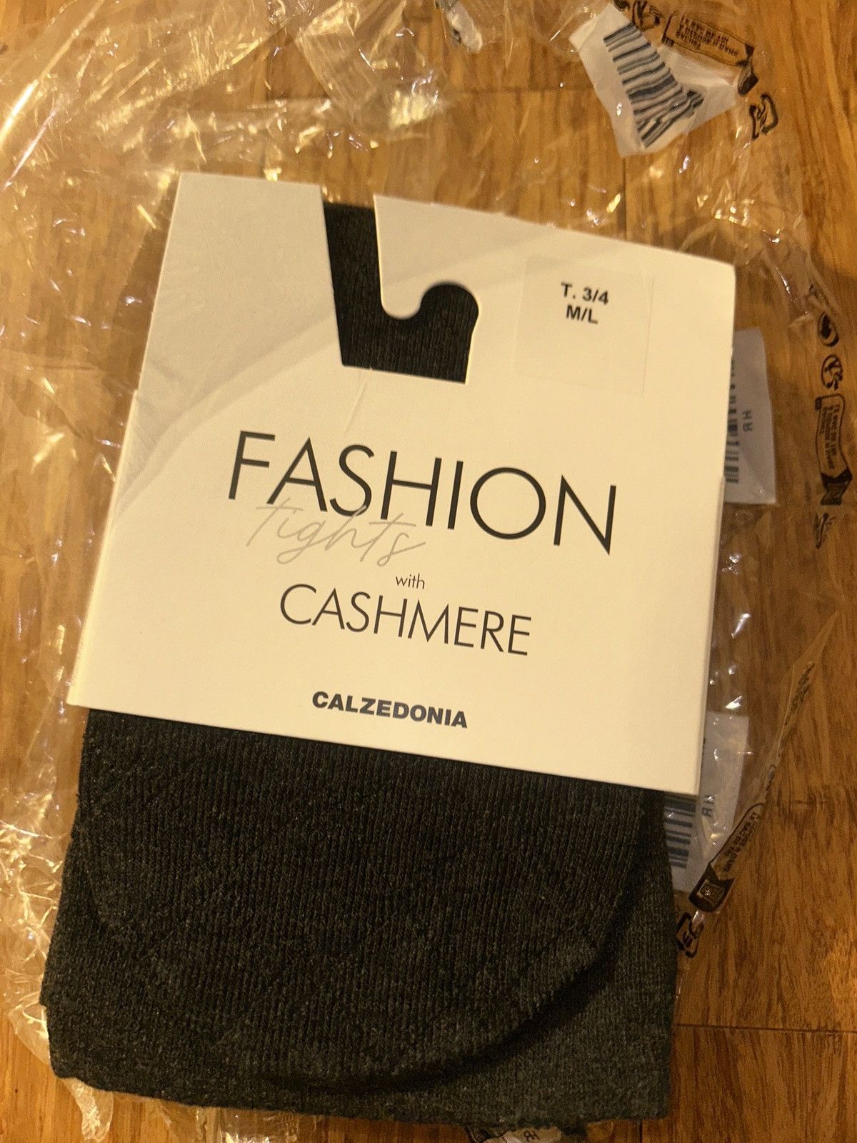 Calzedonia Calzedonia Diamond Tights with Cashmere size 3/4 M/L Grey Size ONE SIZE - 7 Thumbnail
