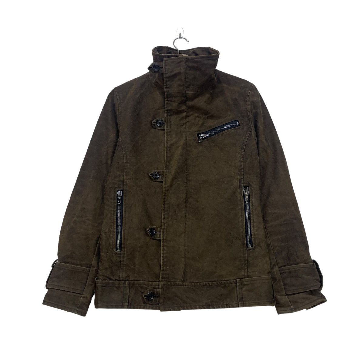 14th Addiction 🫴🏻Vintage Italian Designer Shellac Riri Zip Jacket Size US S / EU 44-46 / 1 - 2 Thumbnail