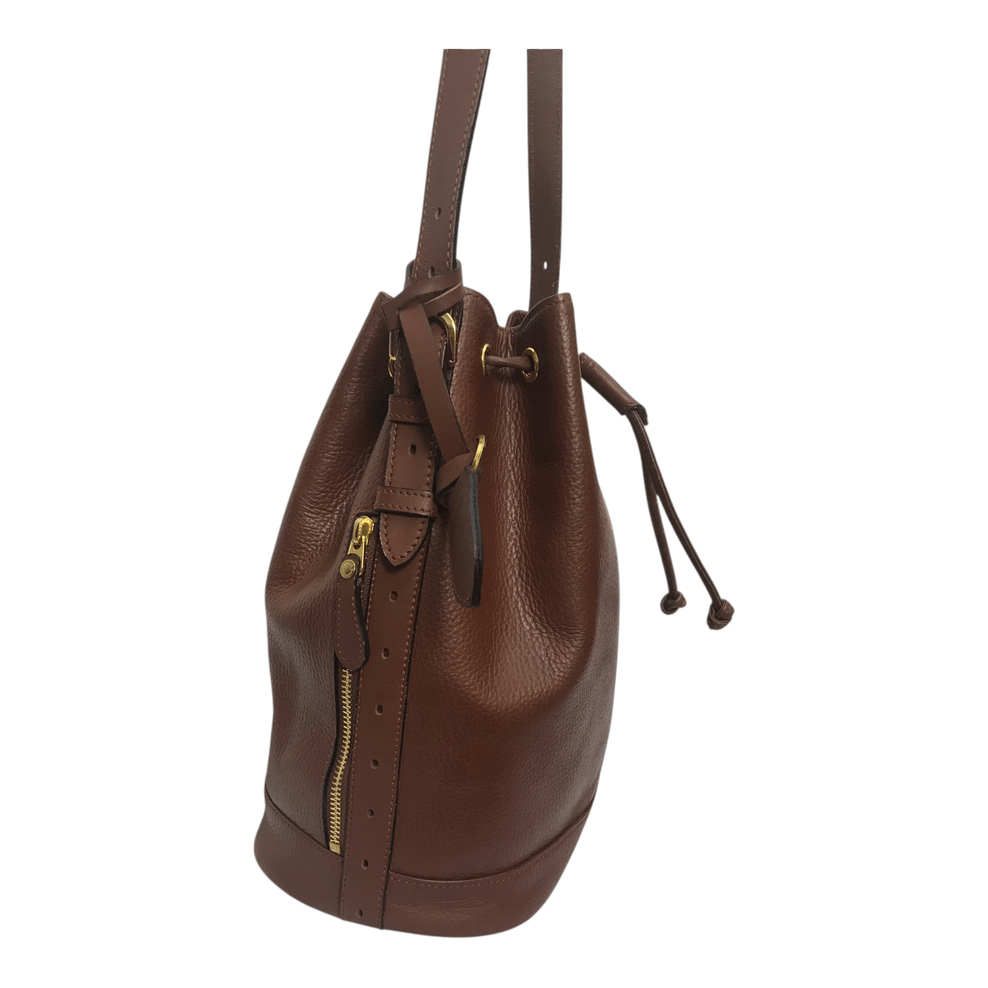 Courreges Courreges Paris Leather Bucket handBag Size ONE SIZE - 6 Thumbnail