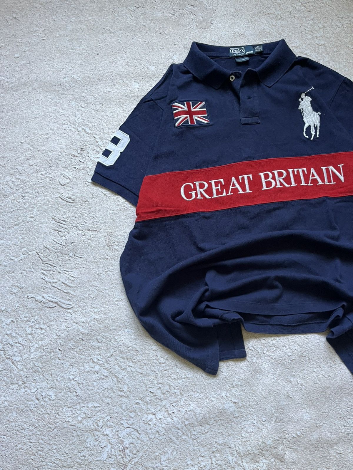 Polo Ralph Lauren Ralph Lauren Polo “Great Britain” Rugby Shirt Y2K Size US XL / EU 56 / 4 - 3 Thumbnail