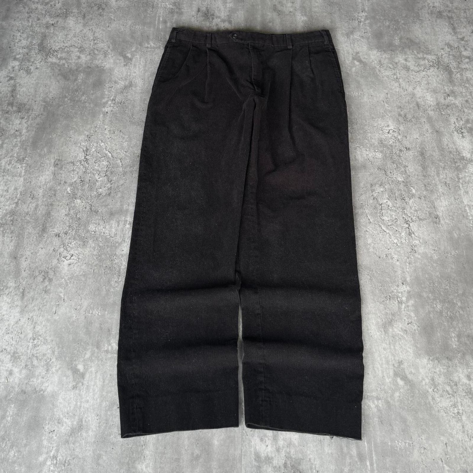 Japanese Brand × Jos. A. Bank Jos A. Bank Black Corduroy Essential Dress Pants Size US 36 / EU 52 - 1 Thumbnail