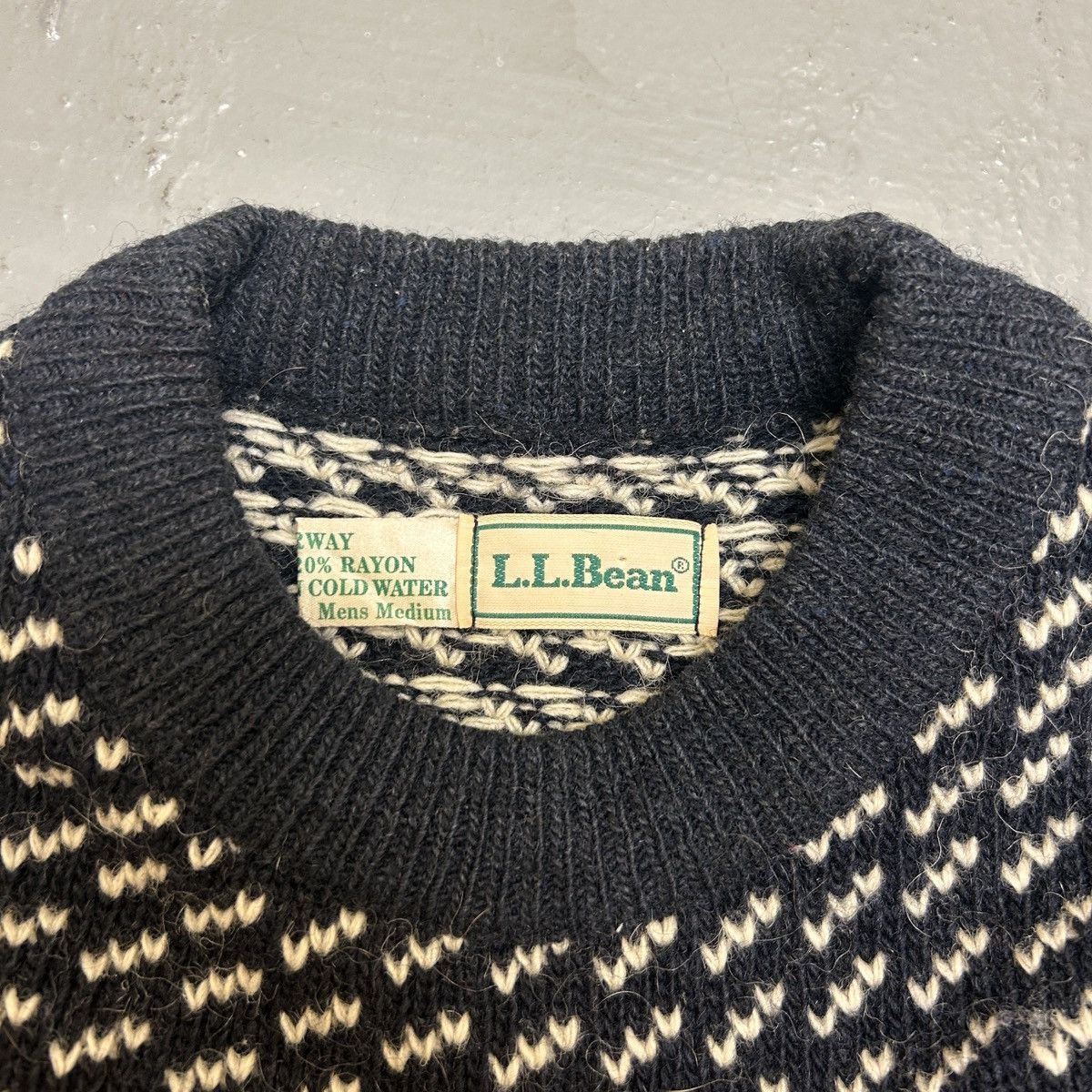 L.L. Bean Vintage L.L. Bean Wool Sweater – Made in Norway (Men’s M) Size US M / EU 48-50 / 2 - 4 Thumbnail