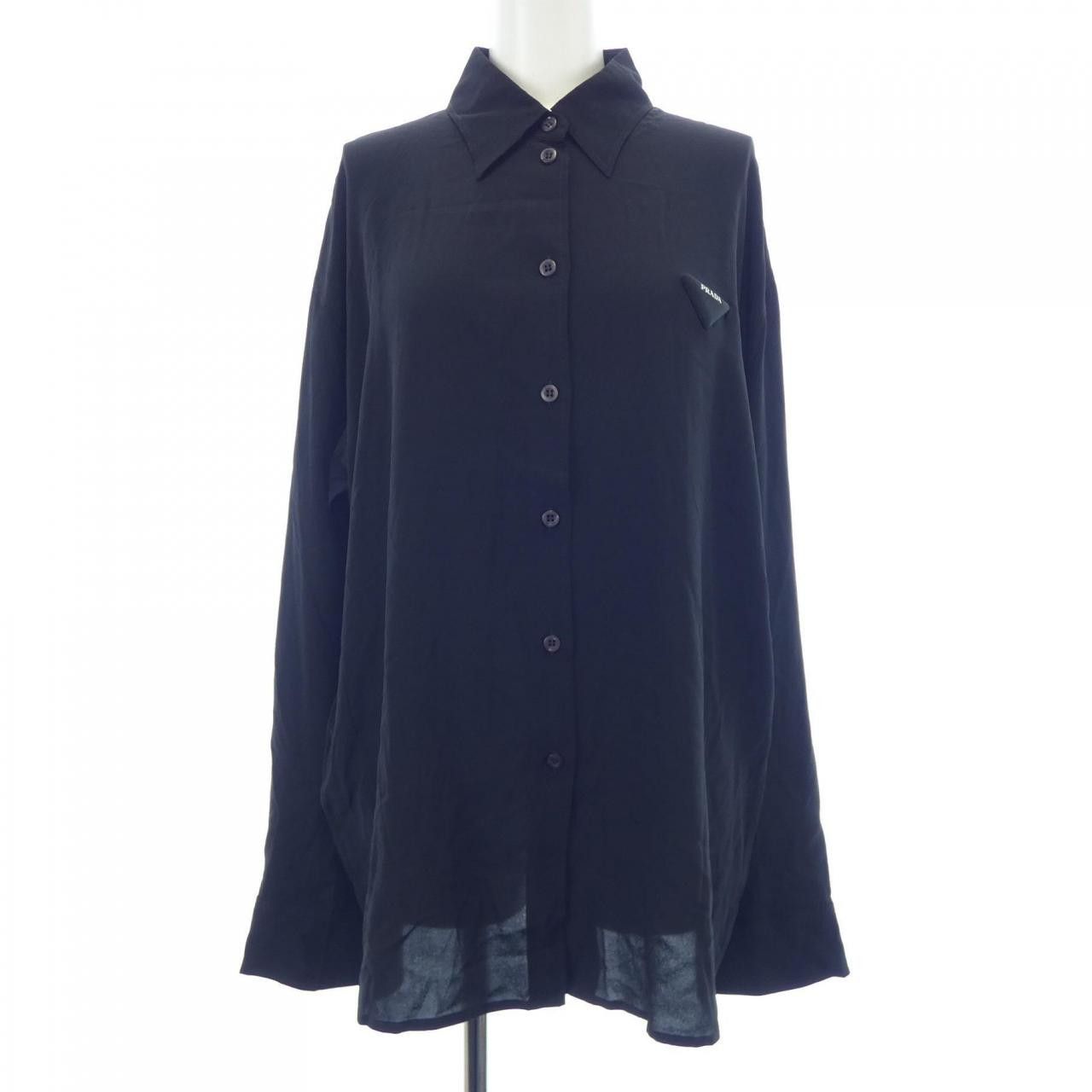 Prada Prada DNA999 S231 1ZFN Silk Shirt Others Dress Shirt DNA999 S231 1ZFN DUTY FREE for USA