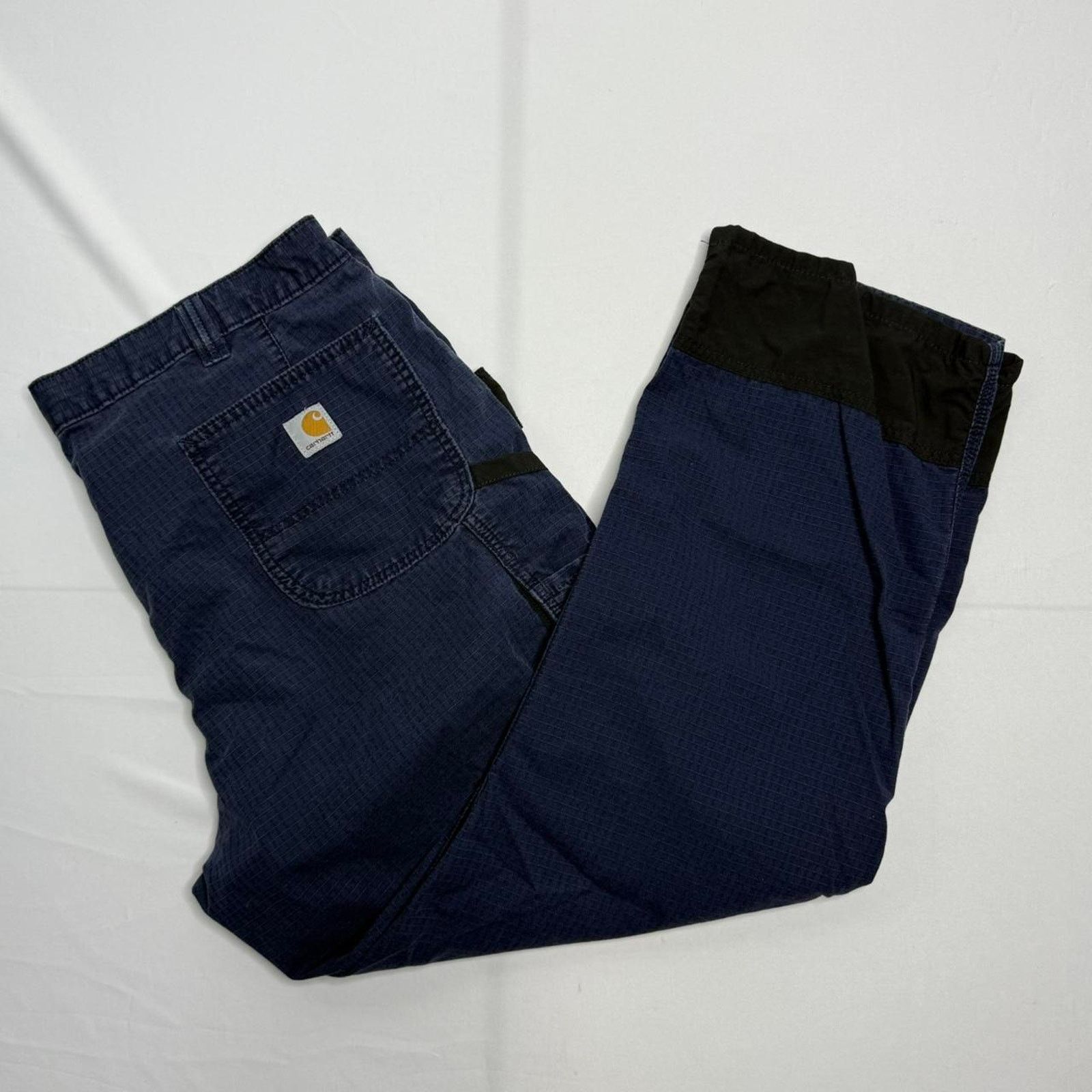 Carhartt Cahartt Navy Blue Cargo Pants Size 42x32 Size US 42 / EU 58 - 2 Thumbnail