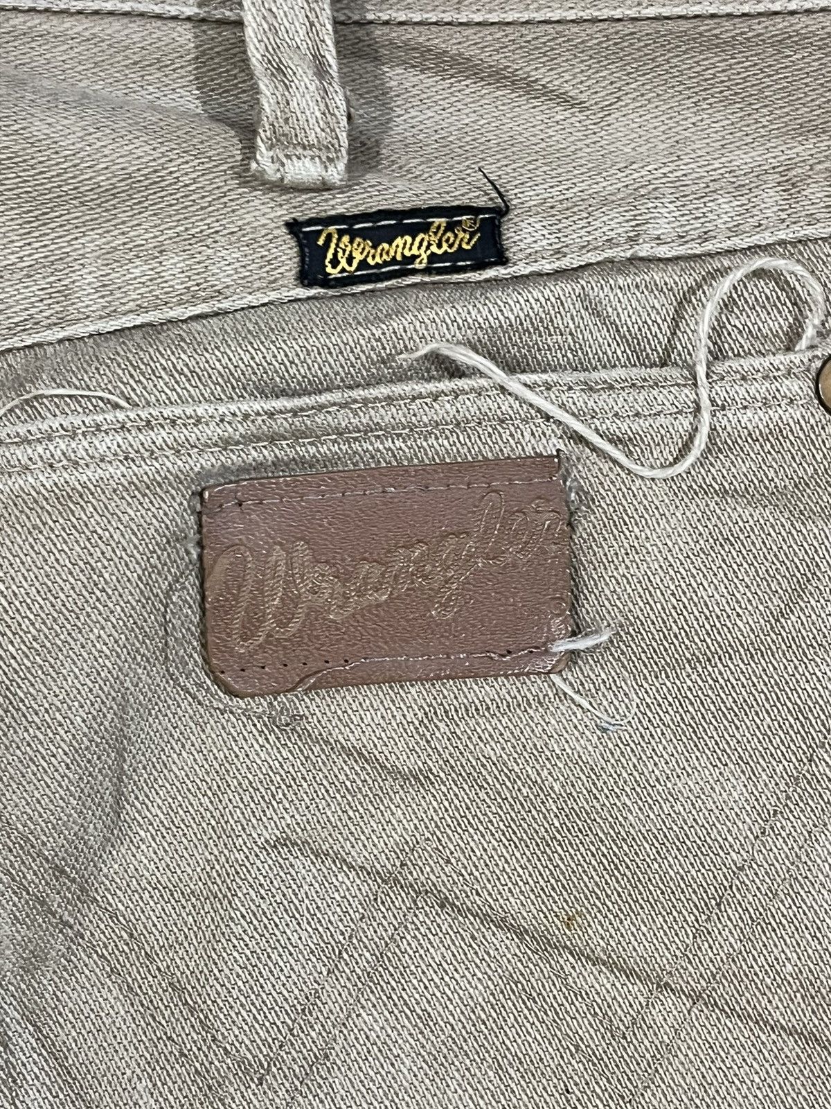Wrangler × Yasuyuki Ishii Vintage Wrangle khaki Baggy Denim Size US 32 / EU 48 - 12 Thumbnail