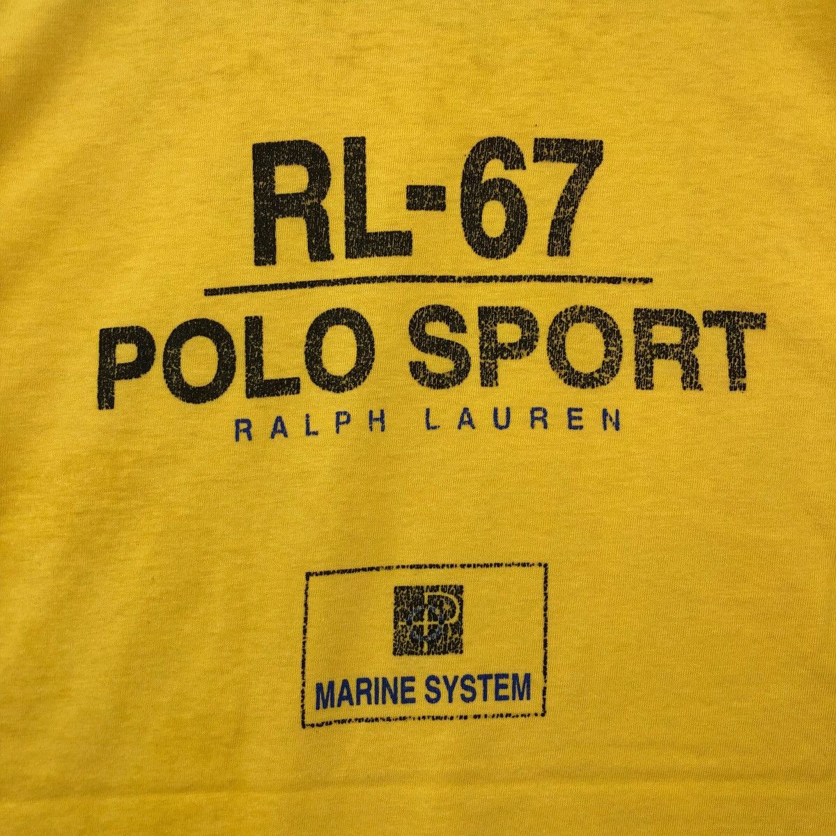 Polo Ralph Lauren Vintage Polo Sport Ralph Lauren RL-67 Marine System T-Shirt Size US M / EU 48-50 / 2 - 6 Thumbnail