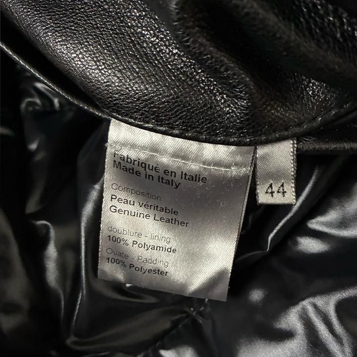 Dior 07AW Dior Homme Leather Coat Size US S / EU 44-46 / 1 - 8 Thumbnail