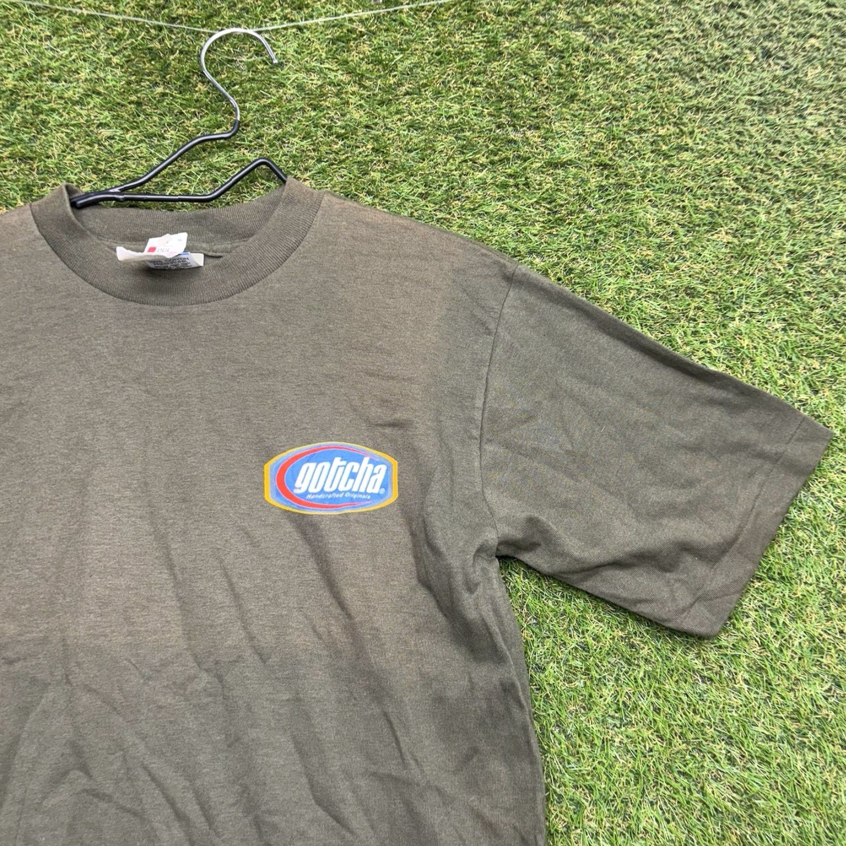 Gotcha Vintage Gotcha 90s Surf T-Shirt Men Large Brown Cotton Streetwear Logo Beach Size US L / EU 52-54 / 3 - 3 Thumbnail