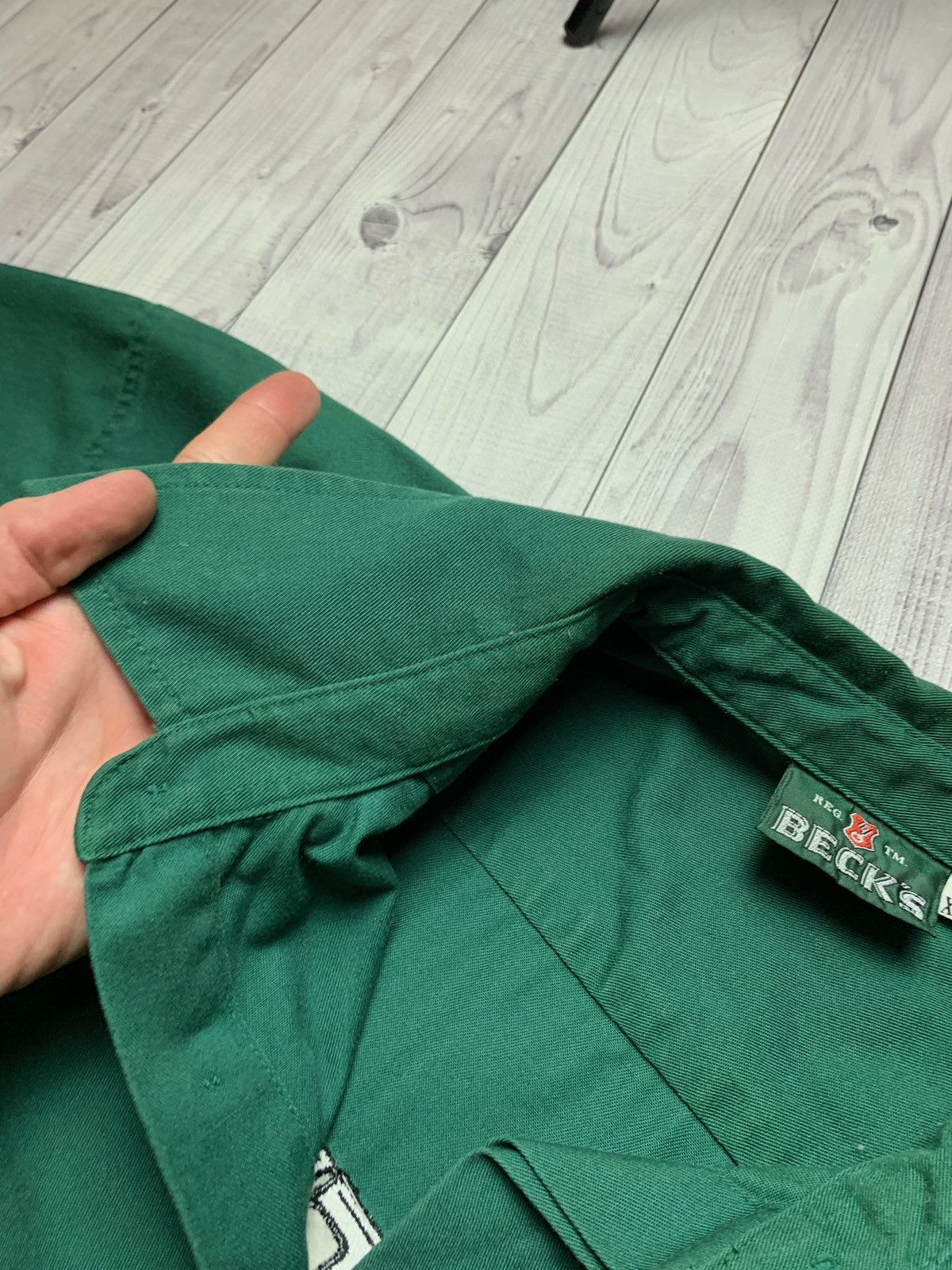 Vintage Becks vintage racing shirt button up size XXL Size US XXL / EU 58 / 5 - 4 Thumbnail