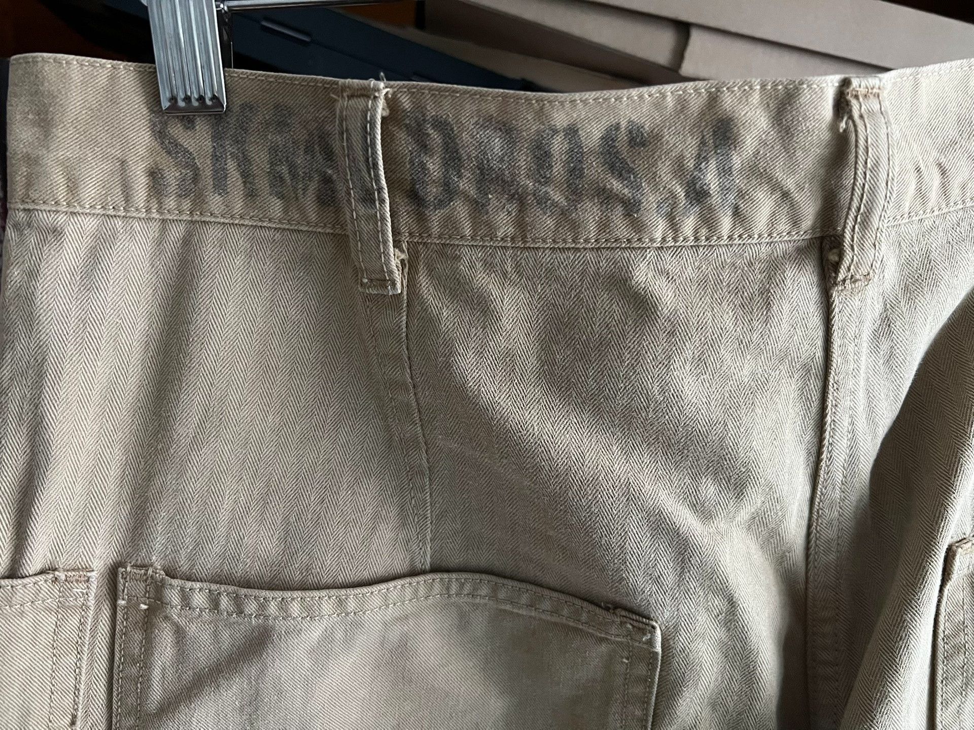 COLIMBO Colimbo Japanese Herringbone Military Deck Pants Size US 43 - 6 Thumbnail