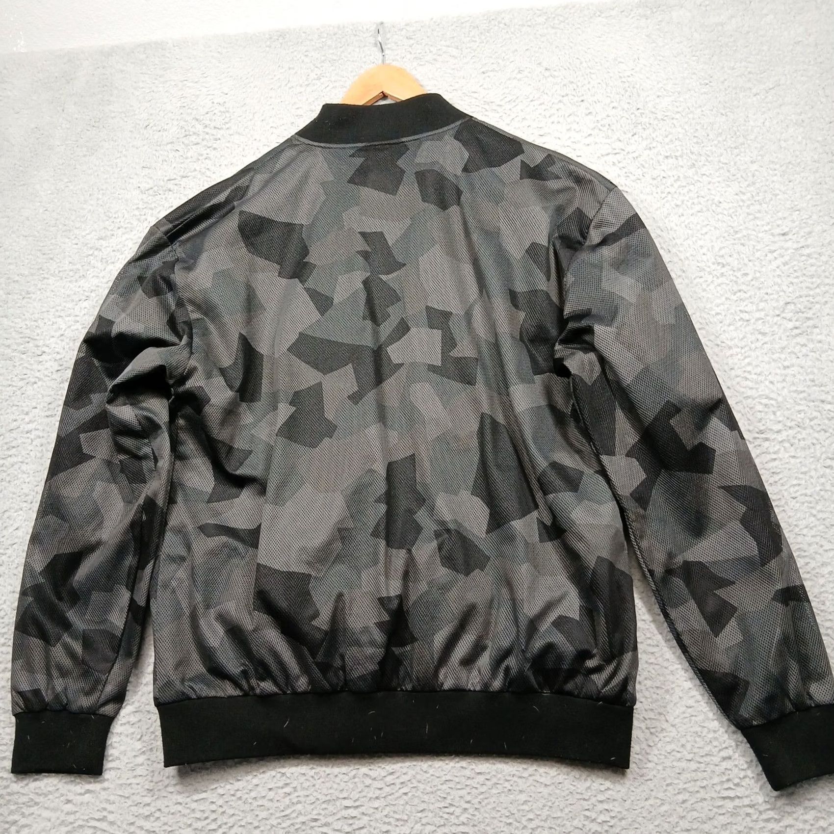 Vintage CSG Bomber Jacket Men XL Gray Black Camouflage Lightweight Zip Up Streetwear Casual Jacket Size US XL / EU 56 / 4 - 3 Thumbnail