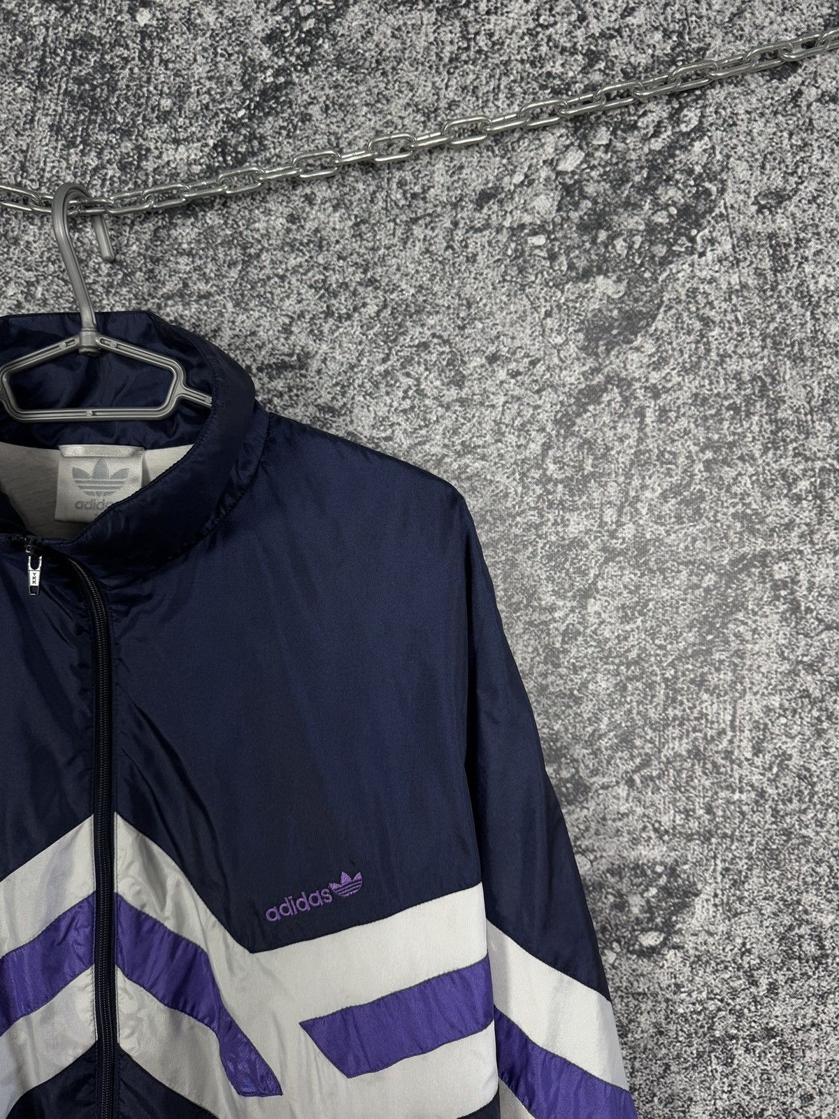 Adidas Adidas Vintage Nylon Jacket Windbreaker Retro 90s Size M-L Size US M / EU 48-50 / 2 - 2 Thumbnail