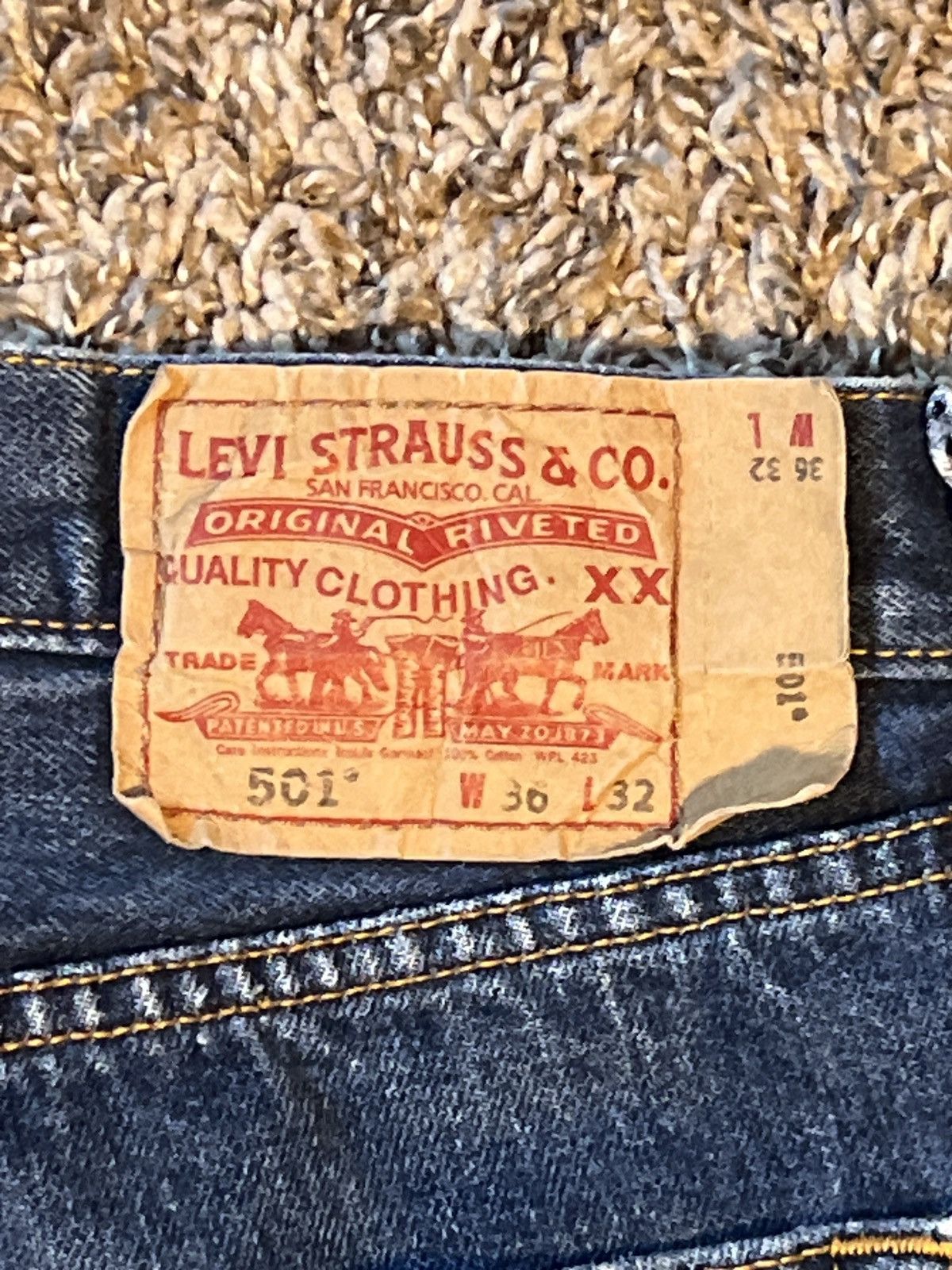 Levi's × Levi's Vintage Clothing × Vintage Levi’s 501s Blue Jeans Size US 36 / EU 52 - 4 Thumbnail