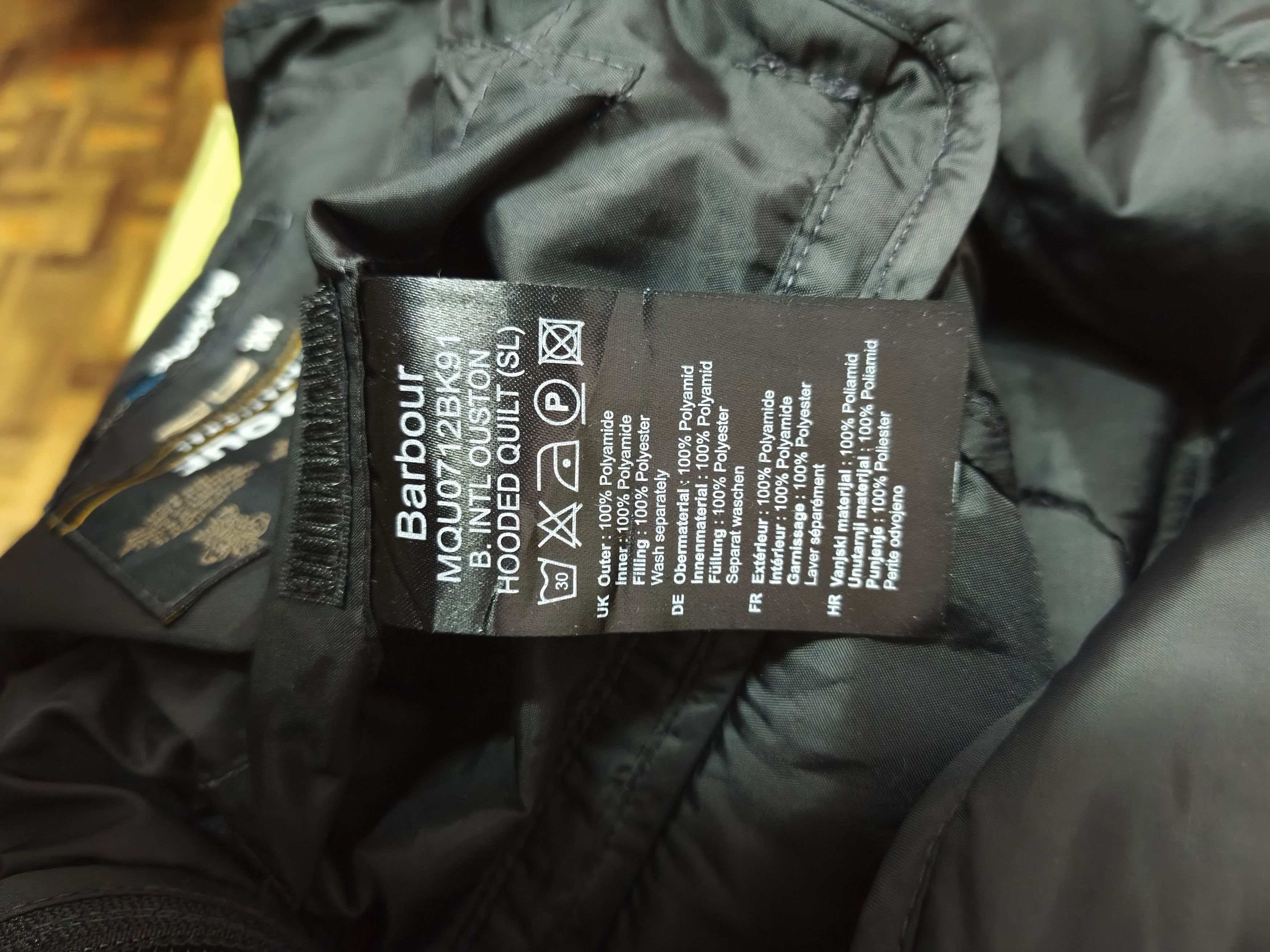 Barbour Barbour International Ouston Hooded Quilted Jacket Size US XXL / EU 58 / 5 - 4 Thumbnail