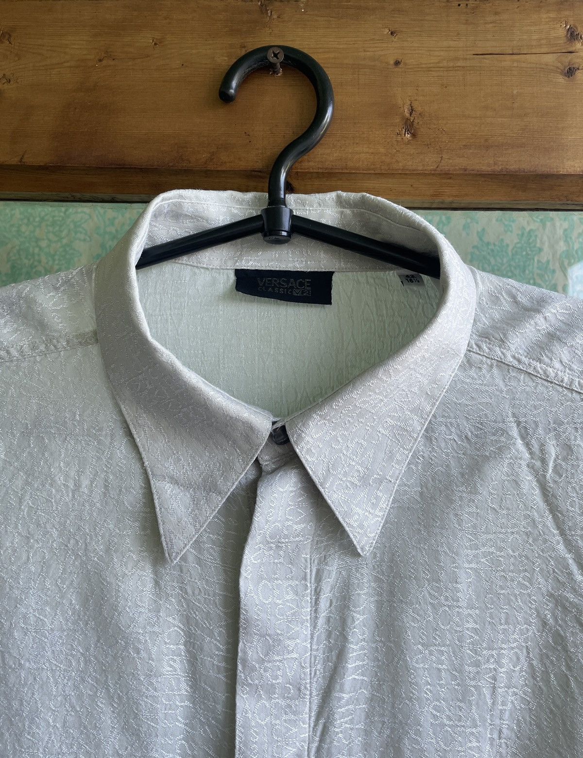 Versace Versace Classic V2 Monogram Shirt Size US L / EU 52-54 / 3 - 2 Thumbnail