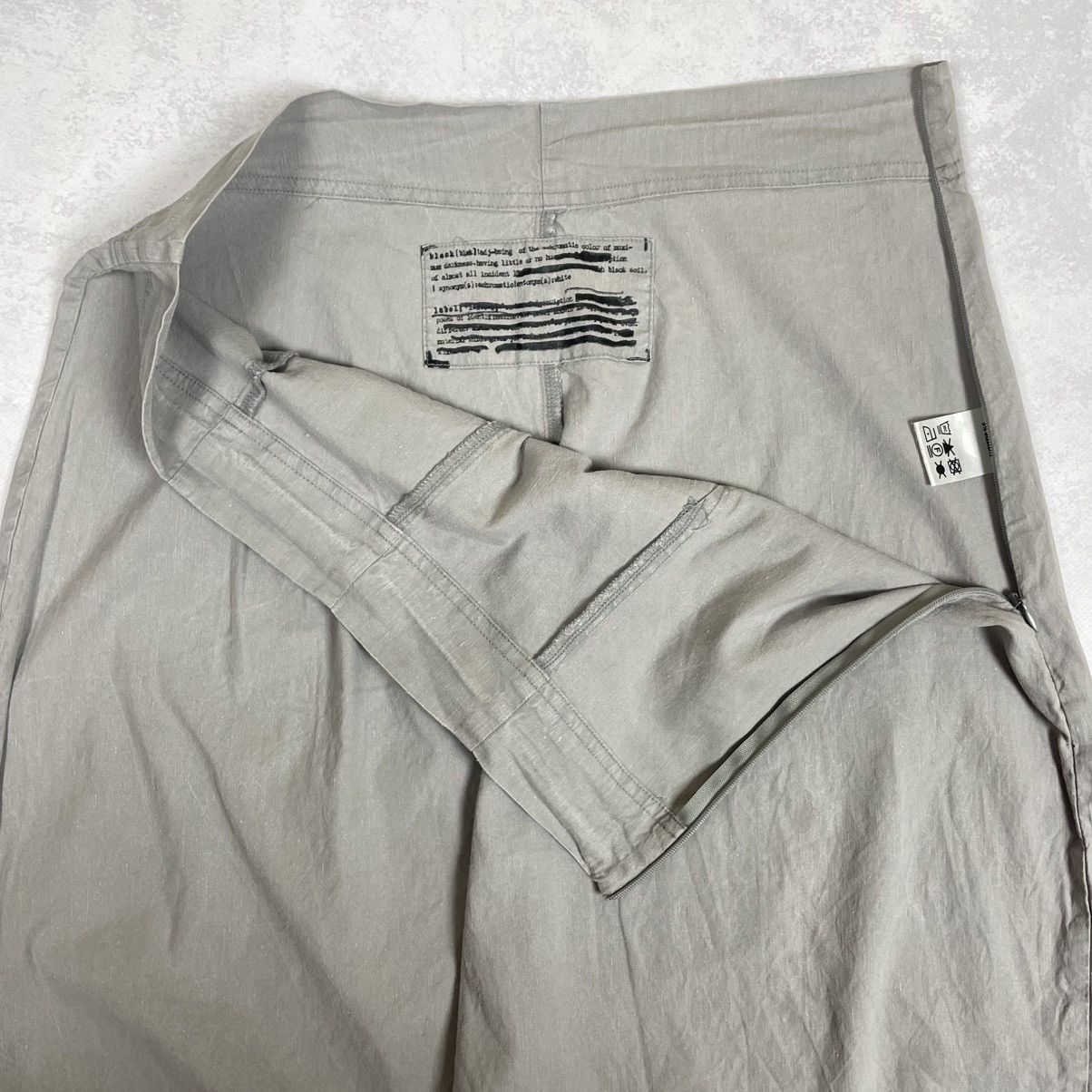 Rundholz Rundholz Black Label Linen Low Crotch Harem Cropped Pants Size 28" / US 6 / IT 42 - 6 Thumbnail