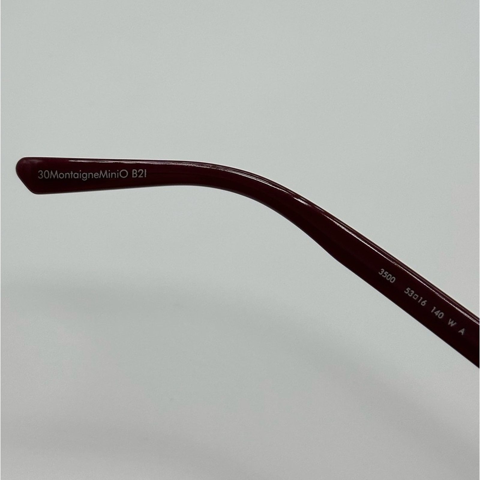 Dior NEW Dior Eyeglasses 30MontaigneminiO B2I 3500 Bordeaux Gold Size ONE SIZE - 10 Thumbnail