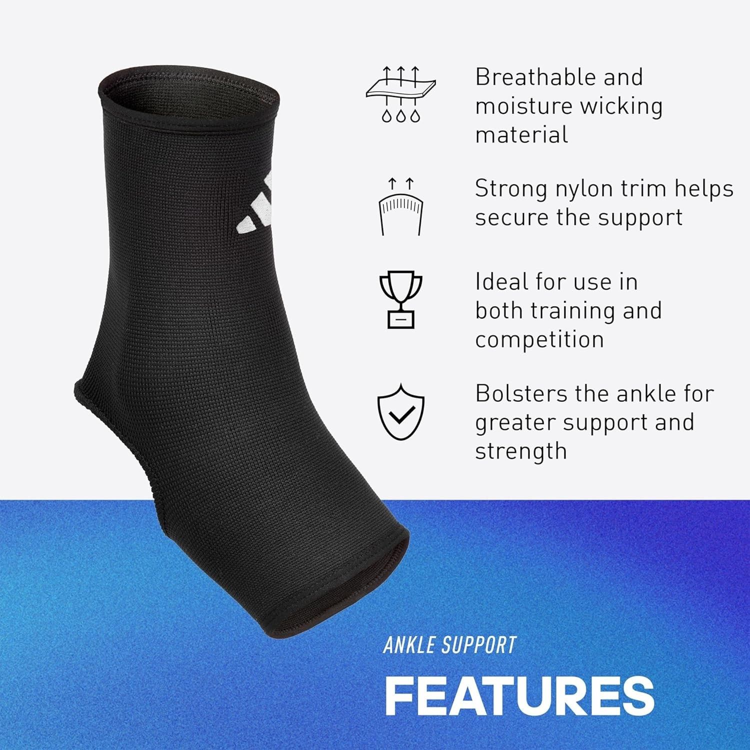 Adidas Adidas Ankle Support Compression Sleeve Wrap Black ( XL ) Size ONE SIZE - 5 Thumbnail