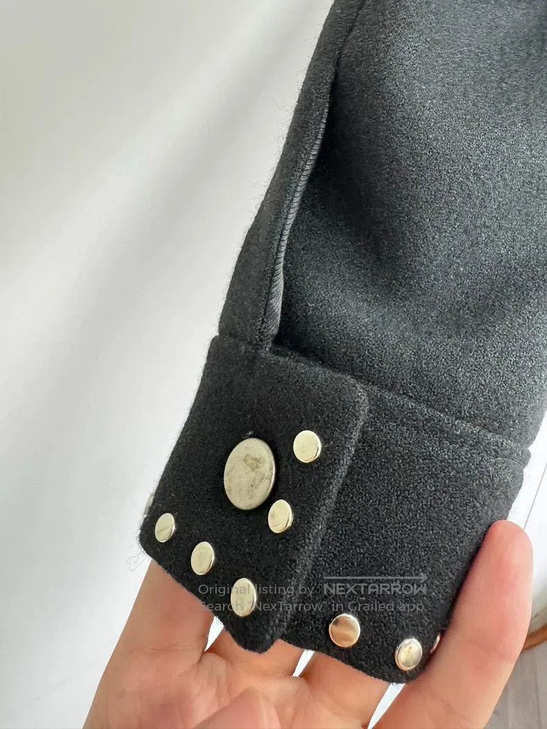 Saint Laurent Paris Saint Laurent Studded Collar Wool Jacket. Size US M / EU 48-50 / 2 - 9 Thumbnail
