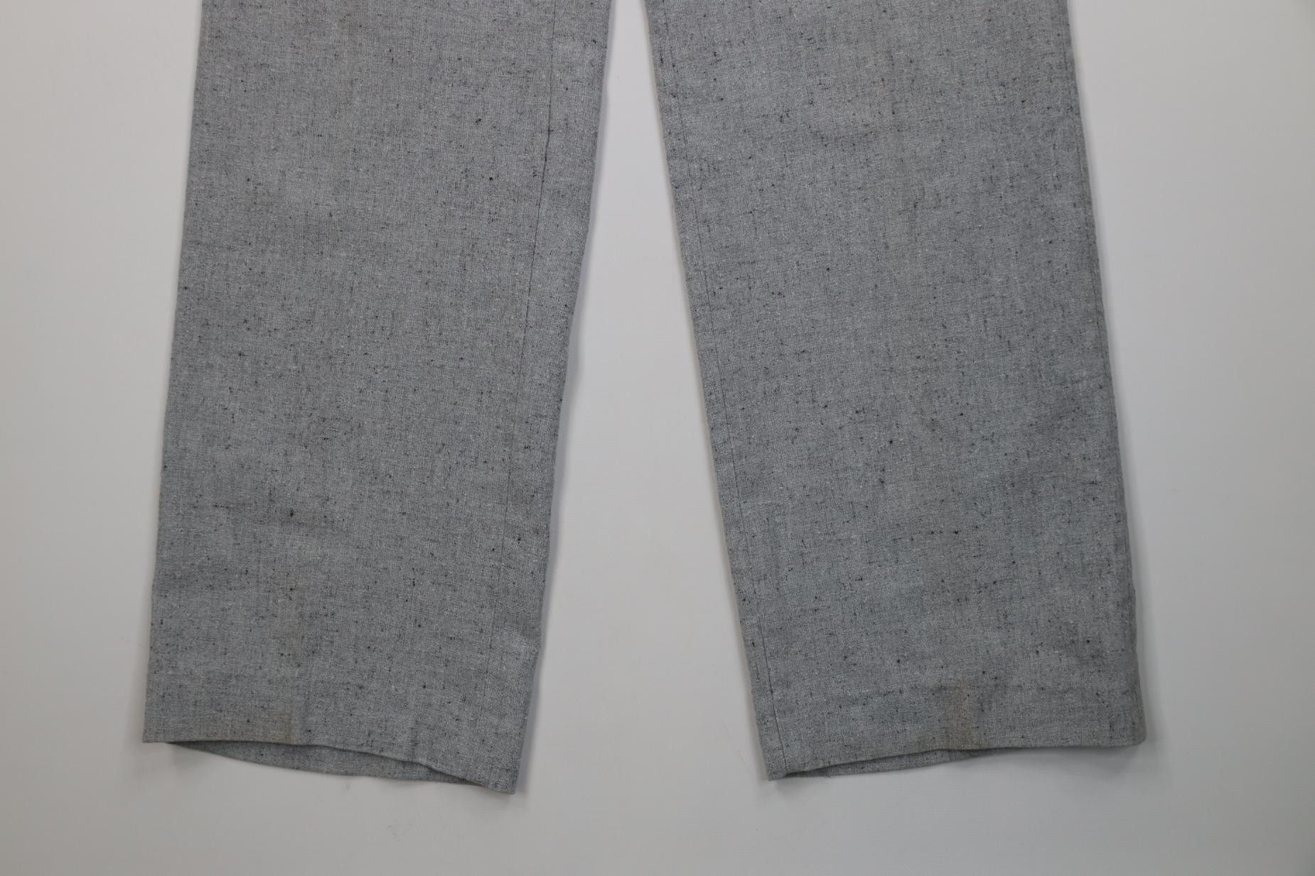 Vintage Vintage 70s Streetwear Wool Blend Knit Wide Leg Chino Pants Size US 29 - 4 Thumbnail