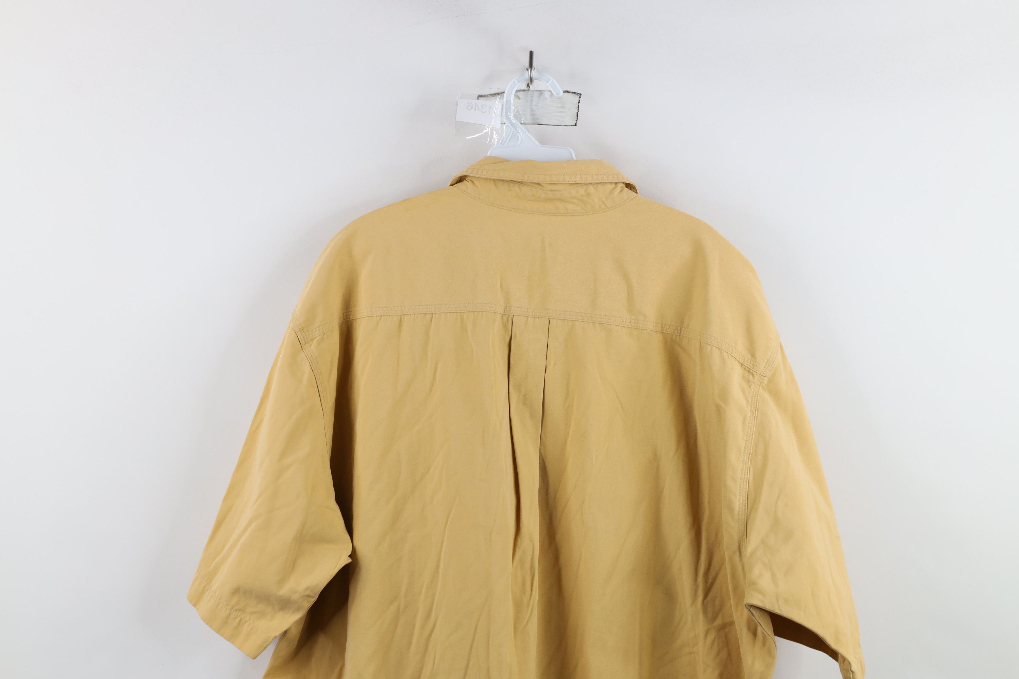 Carhartt × Vintage Vintage Carhartt Heavyweight Short Sleeve Collared Shirt Size US XL / EU 56 / 4 - 13 Thumbnail