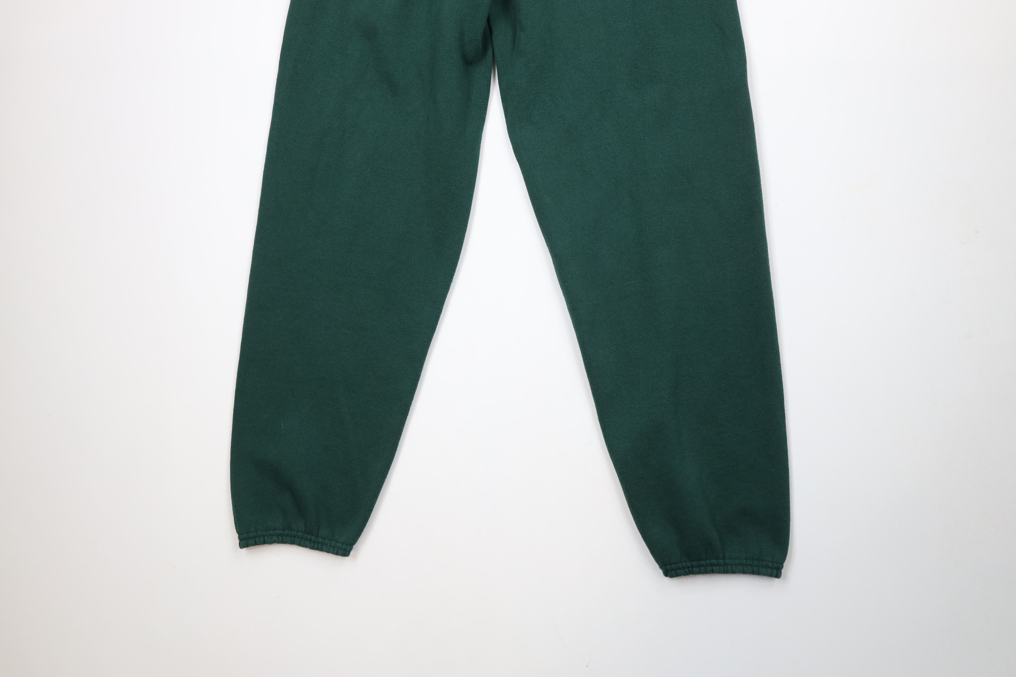 Vintage Vintage 90s Streetwear Cuffed Sweatpants Joggers Green USA Size US 36 / EU 52 - 10 Thumbnail