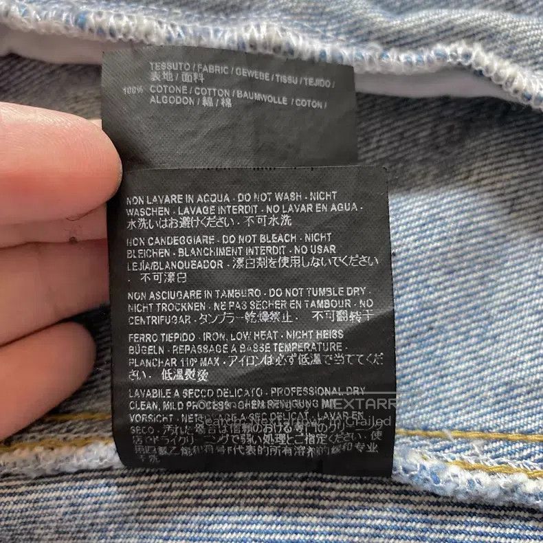 Balenciaga Balenciaga Deconstructed Washed Denim Jacket Size XXS / US 00 / IT 34 - 8 Thumbnail