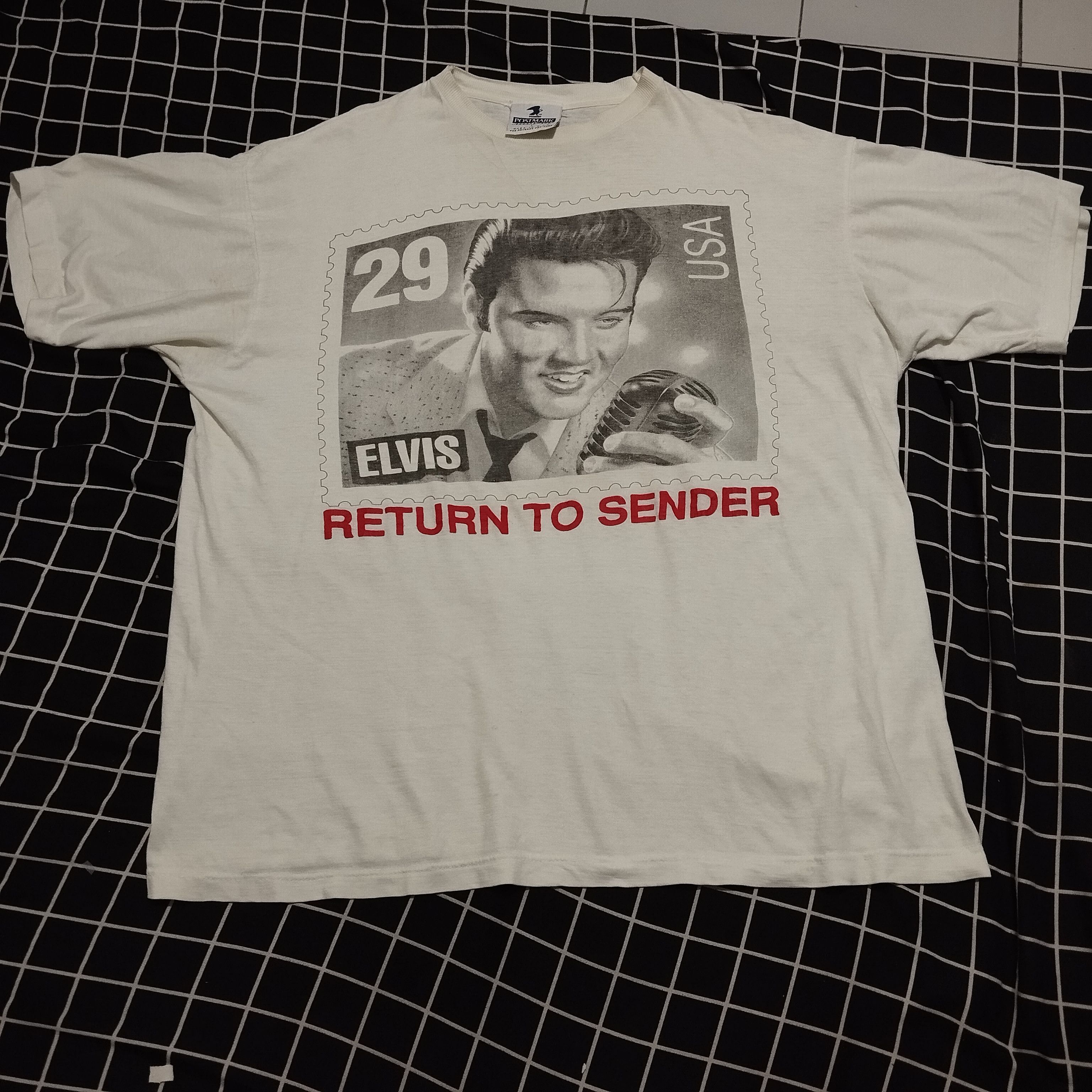 Band Tees Vtg postmark x Elvis Presley return to sender Size US XXL / EU 58 / 5 - 2 Thumbnail