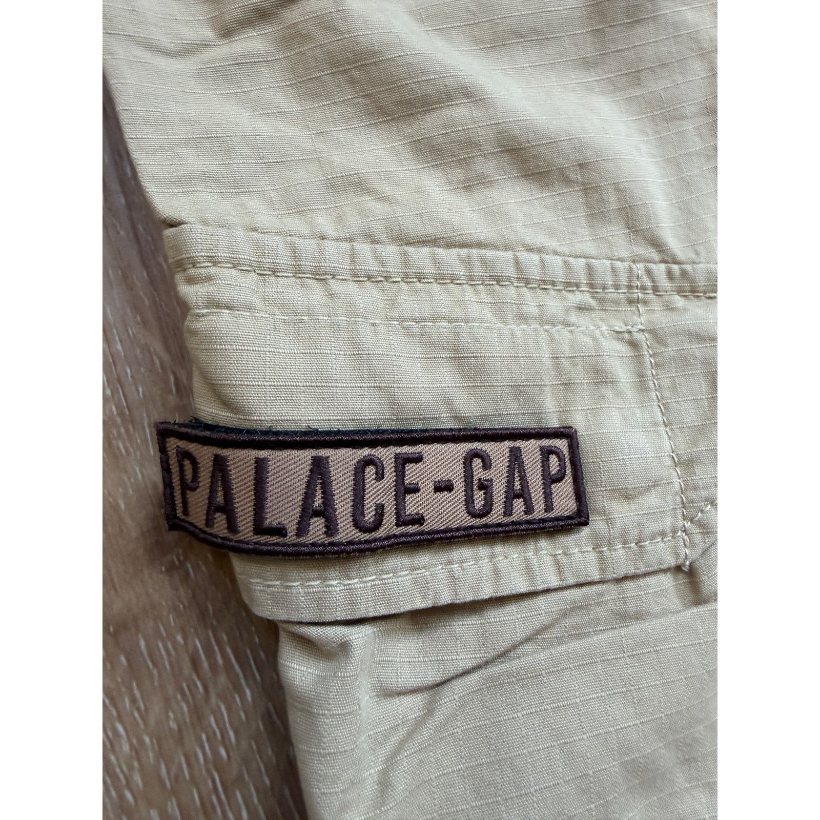 Gap Palace x Gap Cargo Pants Khaki W32 L30 NWT Wide Leg Size 32" / US 10 / IT 46 - 4 Thumbnail