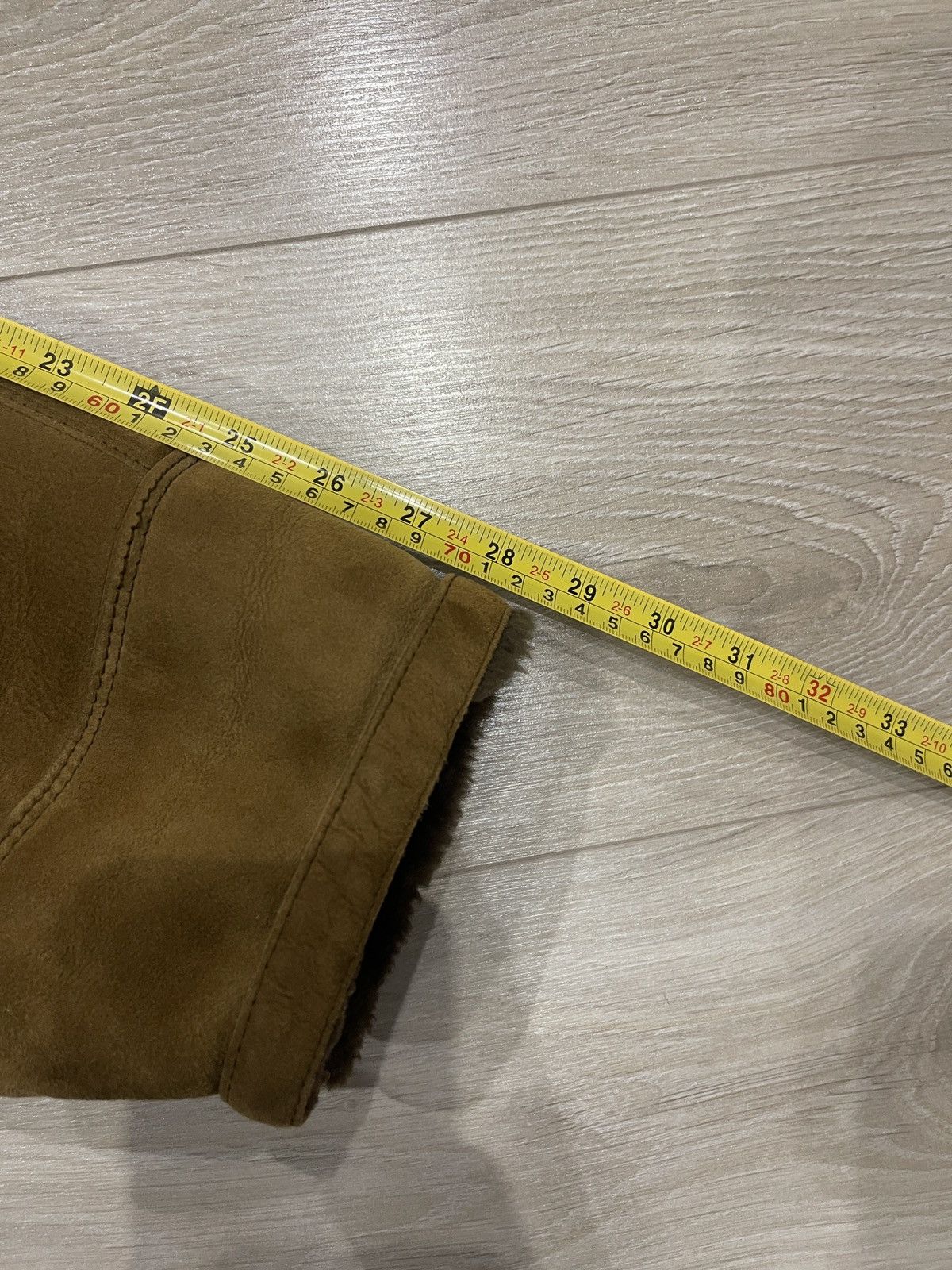 Gimo's Gimo’s Vintage 80s Shearling Coat Brown Suede Leather M/L Size US L / EU 52-54 / 3 - 14 Thumbnail