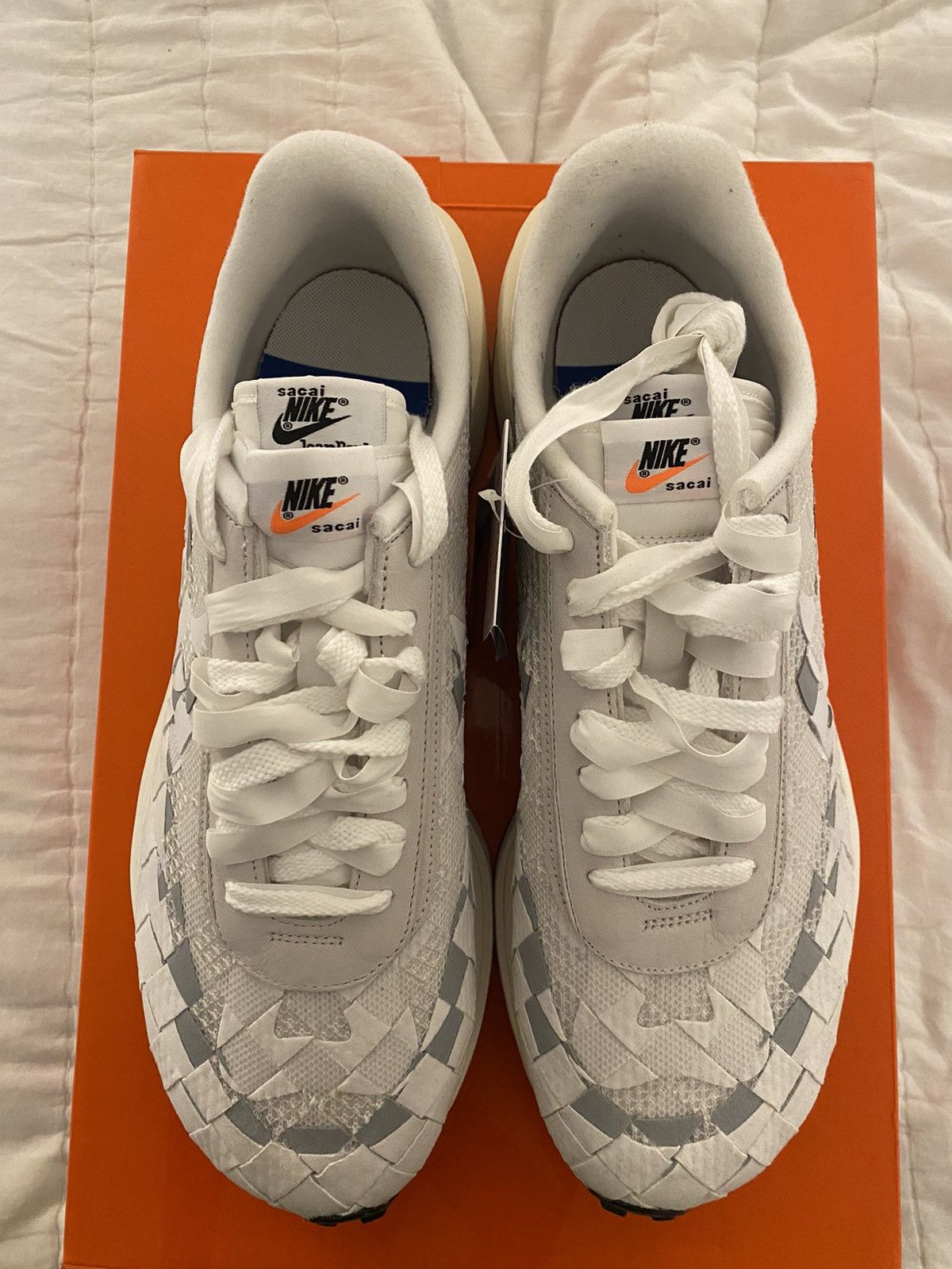 Jean Paul Gaultier x Sacai x Nike VaporWaffle Woven White