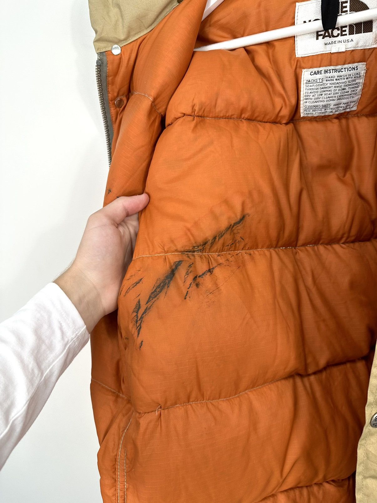 The North Face Vintage 80s The North Face Brown Tag Nuptse Puffer Jacket Size US M / EU 48-50 / 2 - 12 Thumbnail