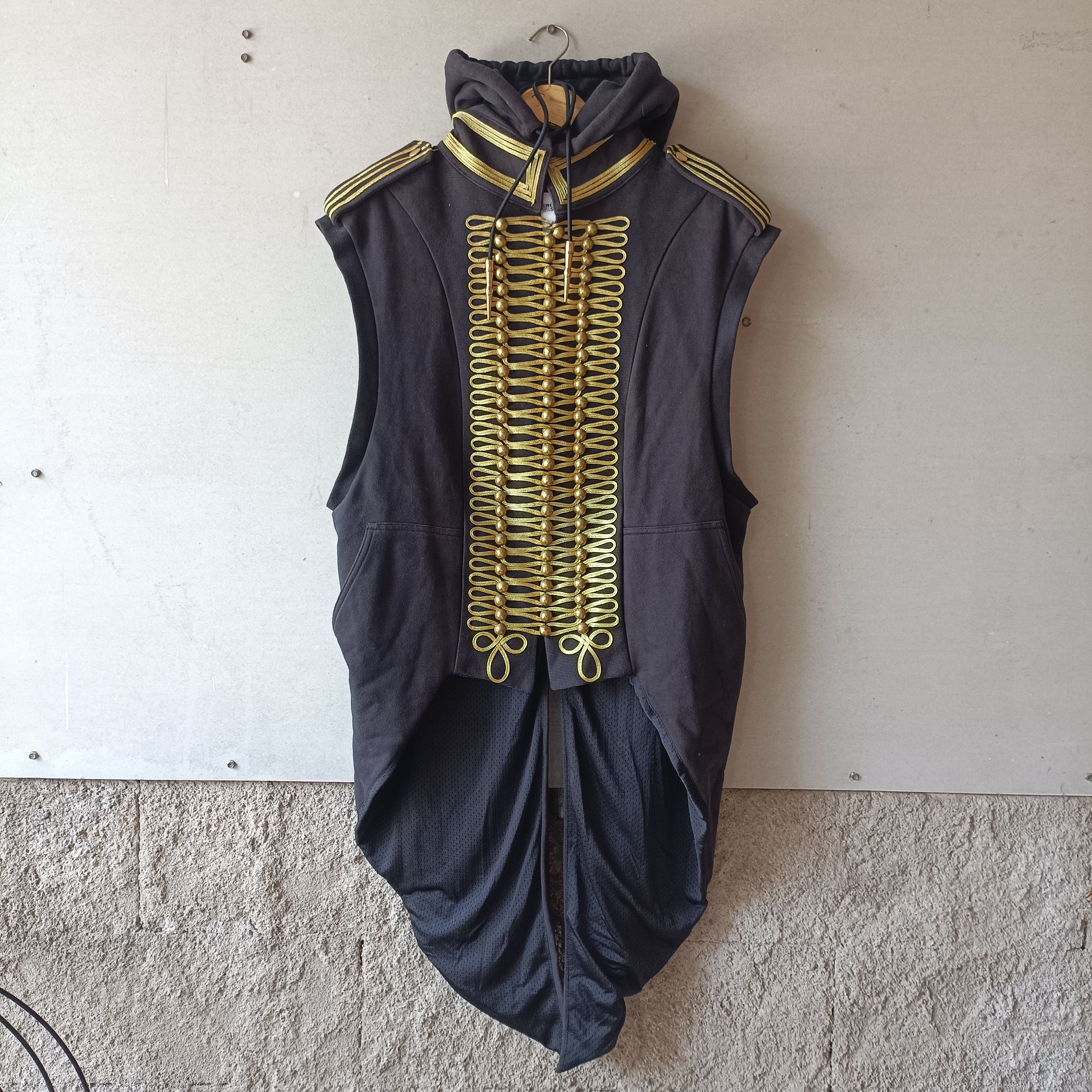 Adidas × Jeremy Scott RARE Adidas X Jeremy Scott Hoodie Vest Military Napoleon Size US XL / EU 56 / 4 - 1 Thumbnail