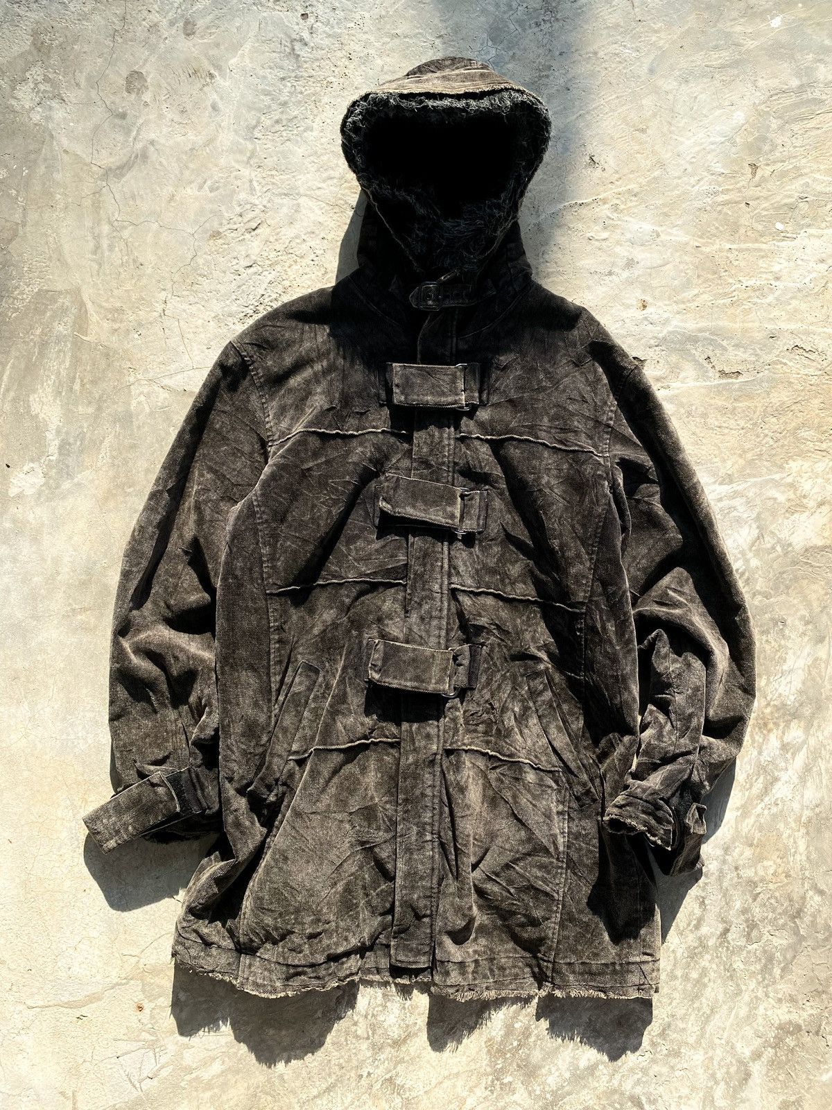 In The Attic 2000s Faux Fur In the Attic distressed Jacket Lgb Style Size US M / EU 48-50 / 2 - 1 Thumbnail
