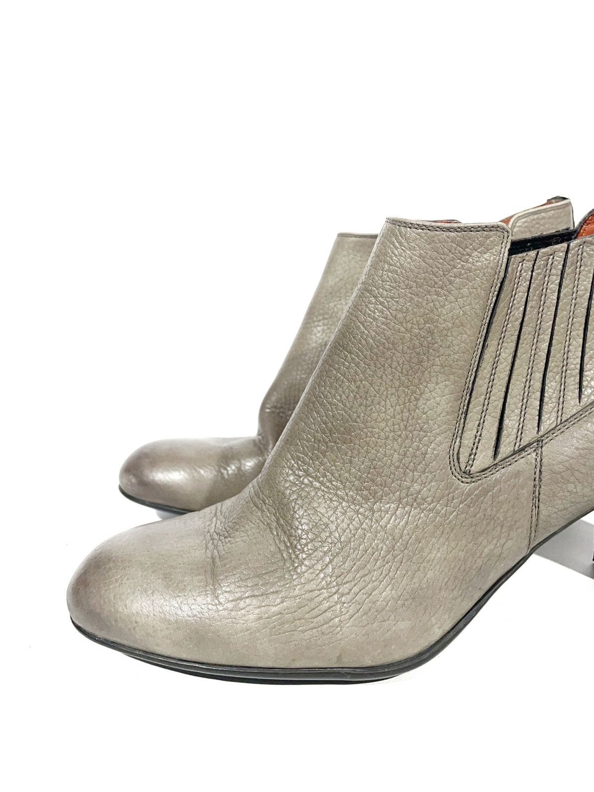 Santoni Santoni Women Leather Ankle Boots Size 36.5 Made In Italy Size US 6.5 / IT 36.5 - 3 Thumbnail