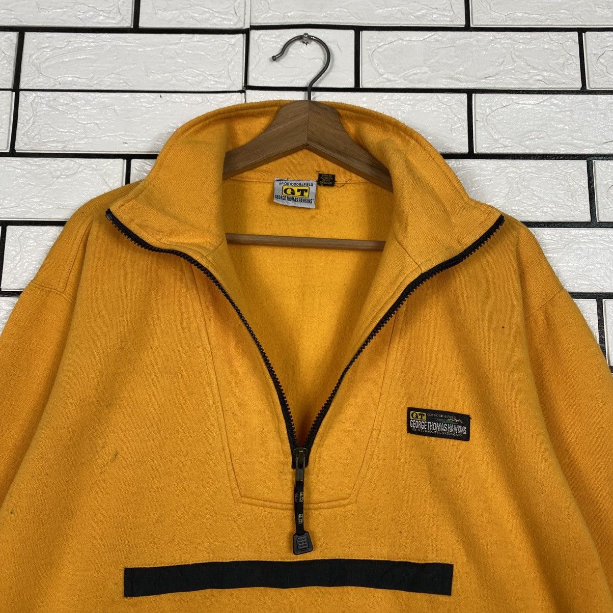 Japanese Brand Vintage Fleece Jacket Dip Pile Sherpa George Thomas Hawkins Size US M / EU 48-50 / 2 - 10 Thumbnail