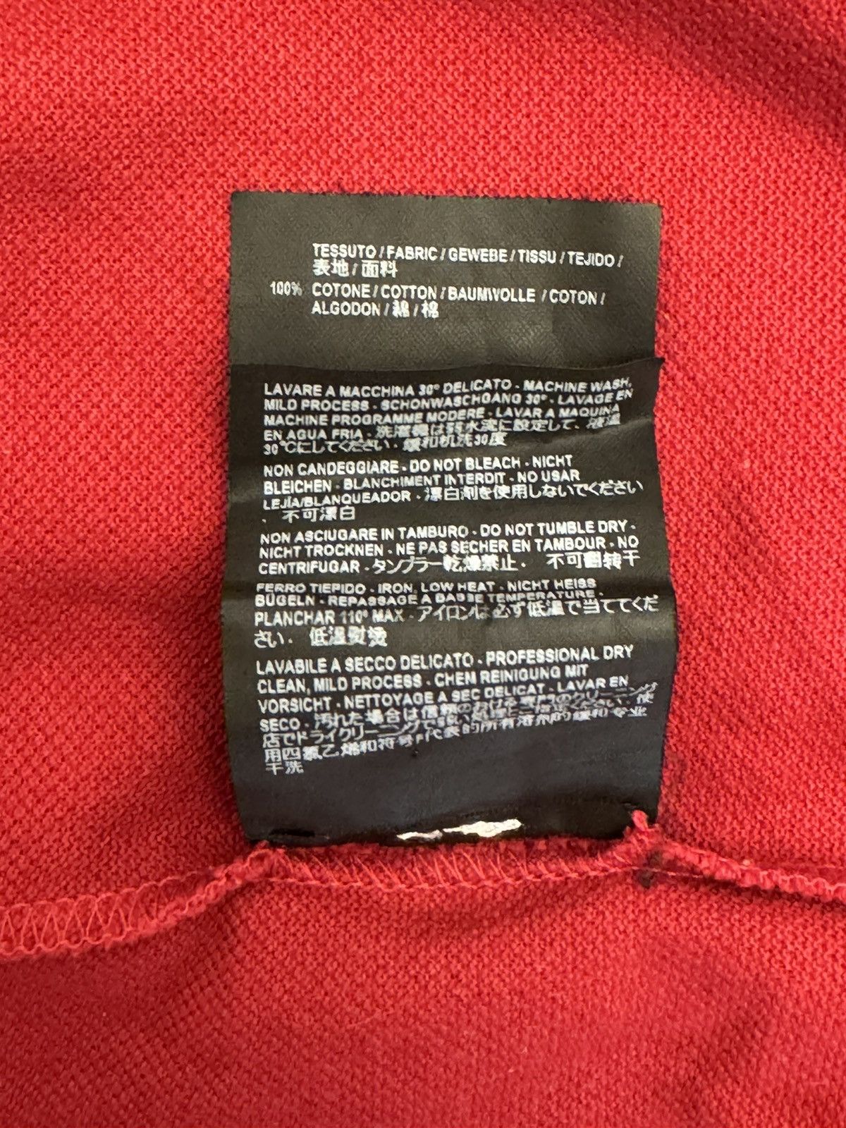 Balenciaga BALENCIAGA red polo AW17 Size US L / EU 52-54 / 3 - 8 Thumbnail
