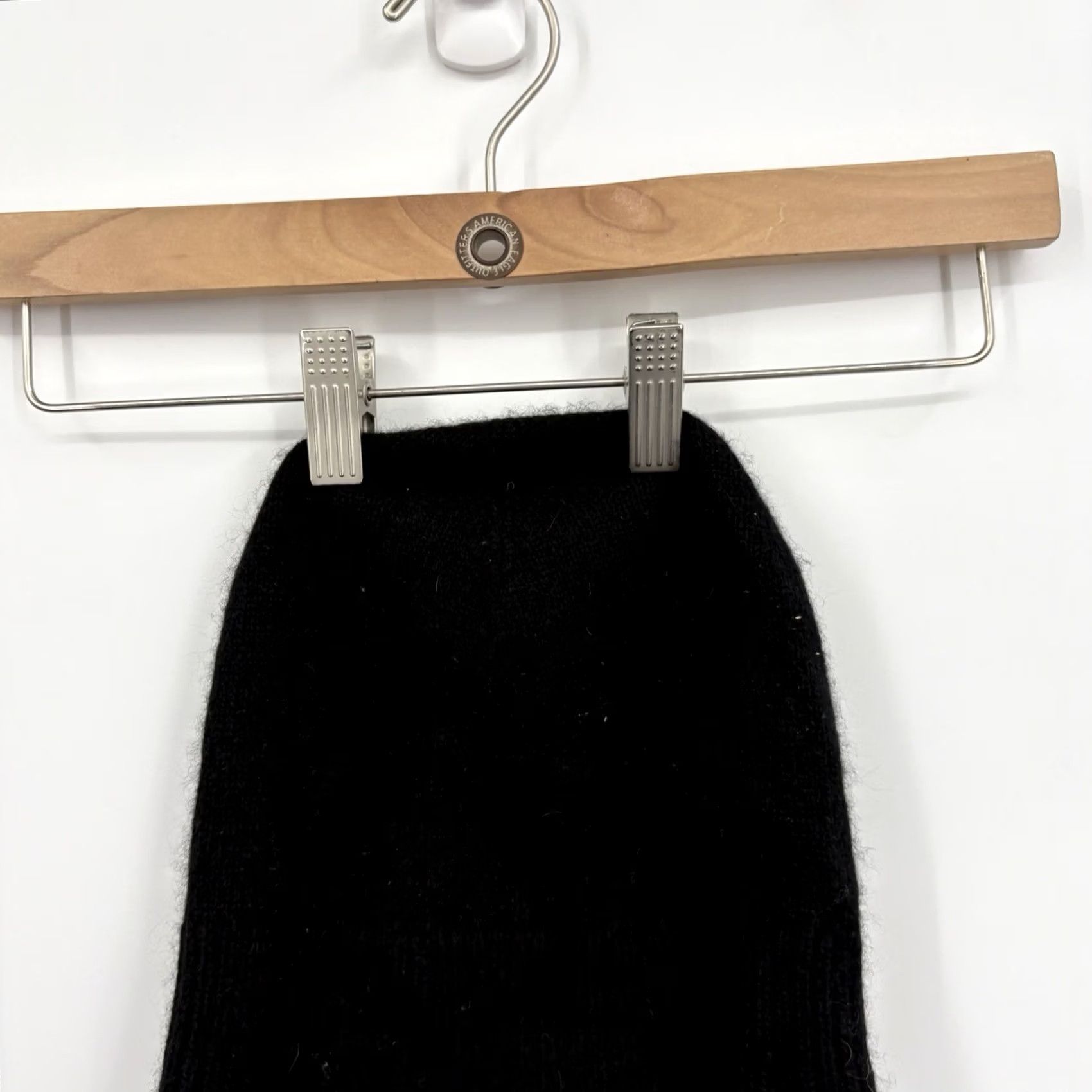 Cos COS Beanie Knit Hat Black Cashmere One Size Unisex Adults Streetwear? Size ONE SIZE - 4 Thumbnail