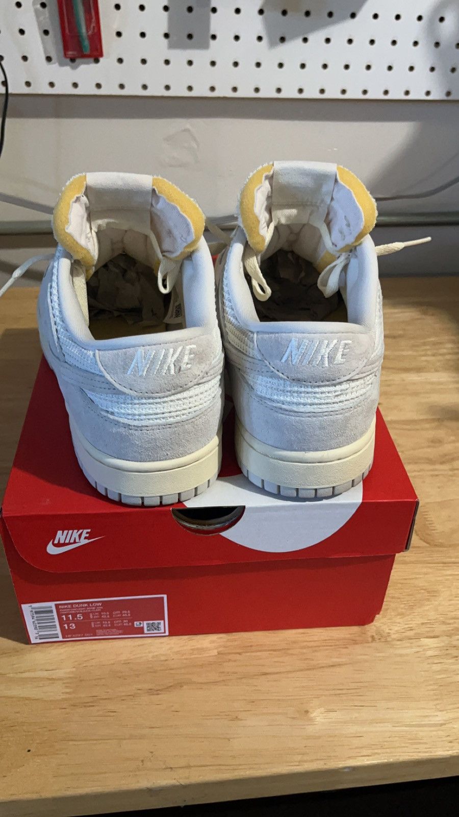 Nike 2024 Nike Dunk Low Sail Grey/White M11.5 Size US 11.5 / EU 44-45 - 5 Thumbnail