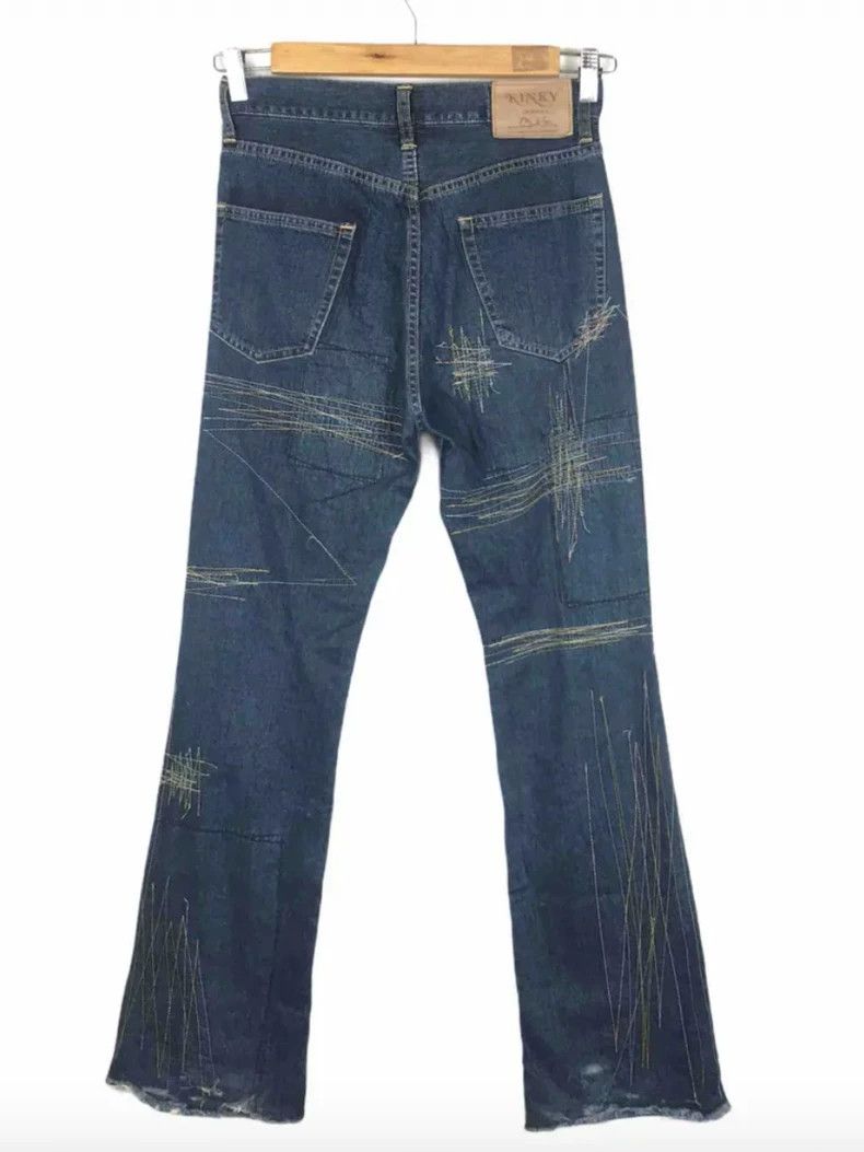 Hysteric Glamour Hysteric Glamour size os 90s Hippie Stitched Jeans 2504-Ne Size US 30 / EU 46 - 2 Thumbnail