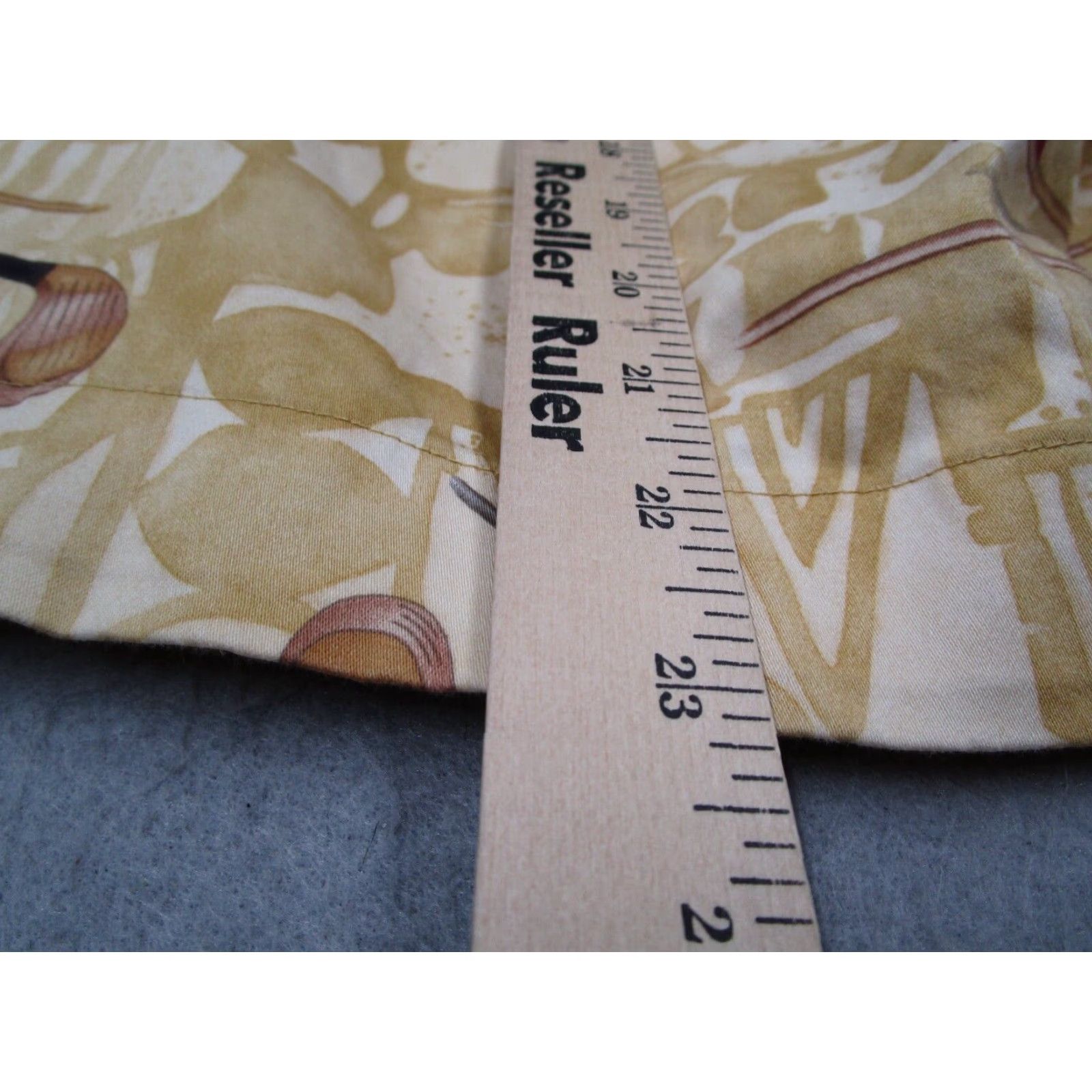 Vintage Loudmouth Golf Mens Beige 32 Shorts 11" AOP Golf Clubs Flags Tropical Chino Size US 32 / EU 48 - 6 Thumbnail