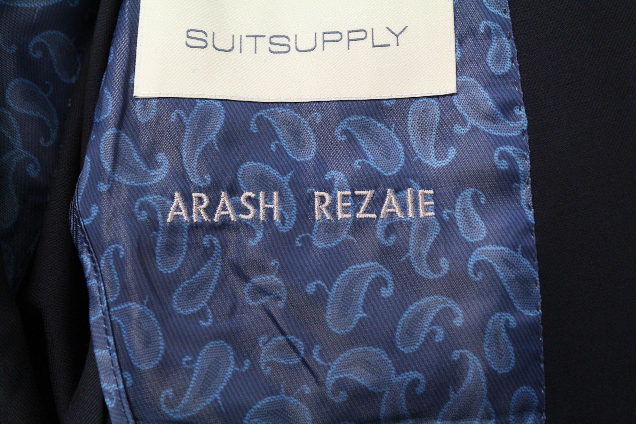 Suitsupply LA SPALLA UK34R Navy Blue Wool Notch Lapel Blazer 75422 Size 34R - 8 Thumbnail