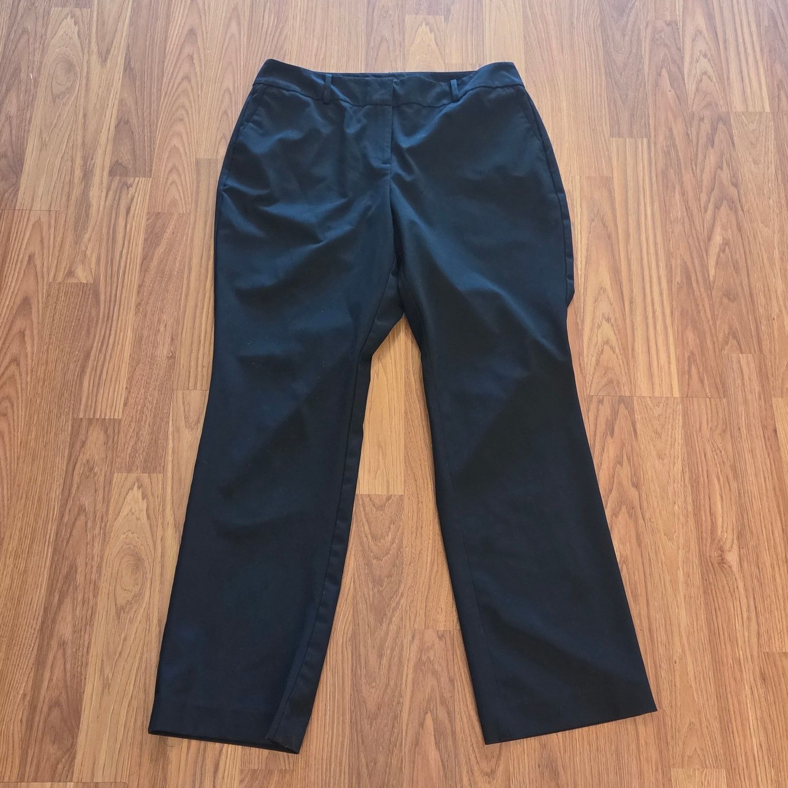 Ann Taylor Ann Taylor Black Dress Pants Size 10 - Classic & Stylish Size 32" / US 10 / IT 46 - 3 Thumbnail
