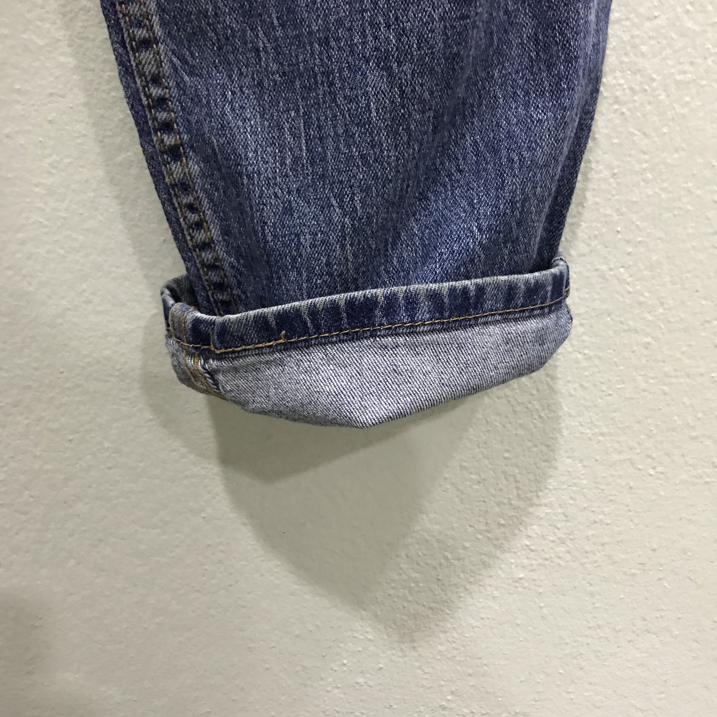 Levi's Levi’s 505 Regular Fit Straight Leg Jeans Dark Wash Size US 32 / EU 48 - 10 Thumbnail