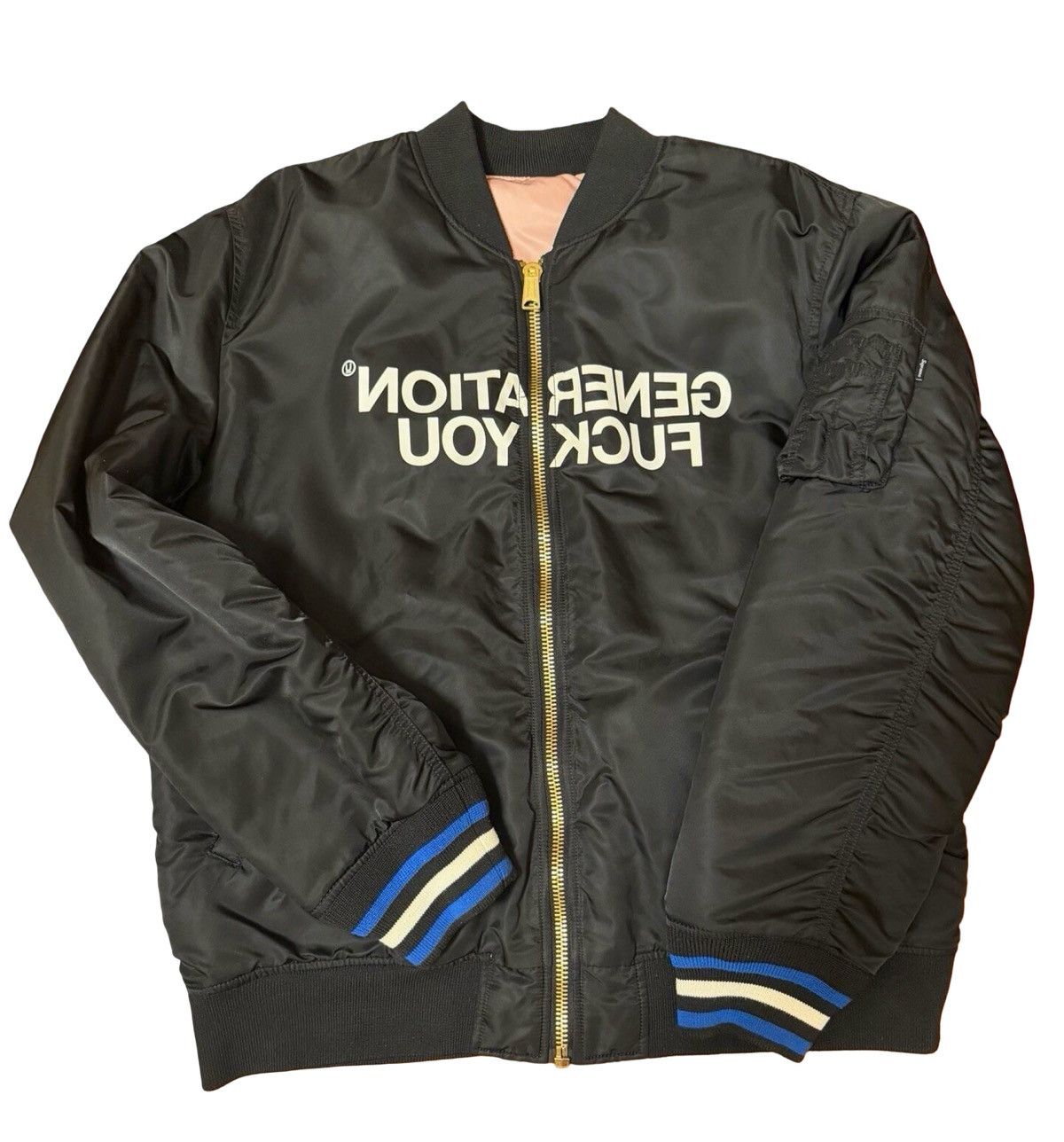 Undercover ⚡️SS16 Undercover Star Wars Reversible Silk Bomber