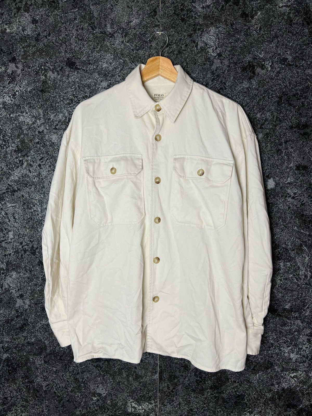 Denim & Supply Ralph Lauren × Polo Ralph Lauren × Ralph Lauren Ralph Lauren Denim&Supply Long Sleeve Button Up Shirt Jacket Size M / US 6-8 / IT 42-44 - 1 Thumbnail
