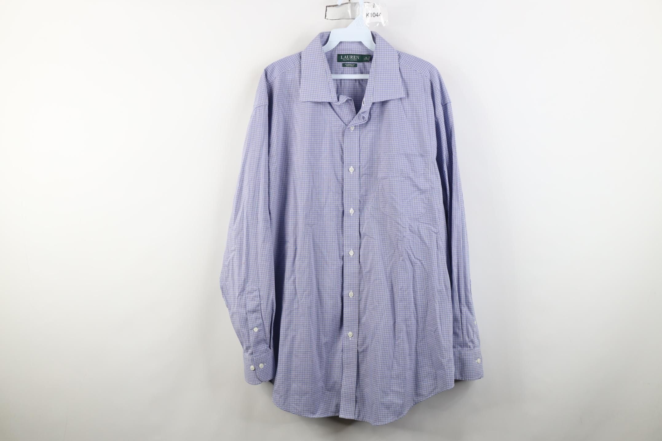 Polo Ralph Lauren Ralph Lauren Fit Non Iron Collared Button Shirt Blue Plaid Size US L / EU 52-54 / 3 - 1 Thumbnail