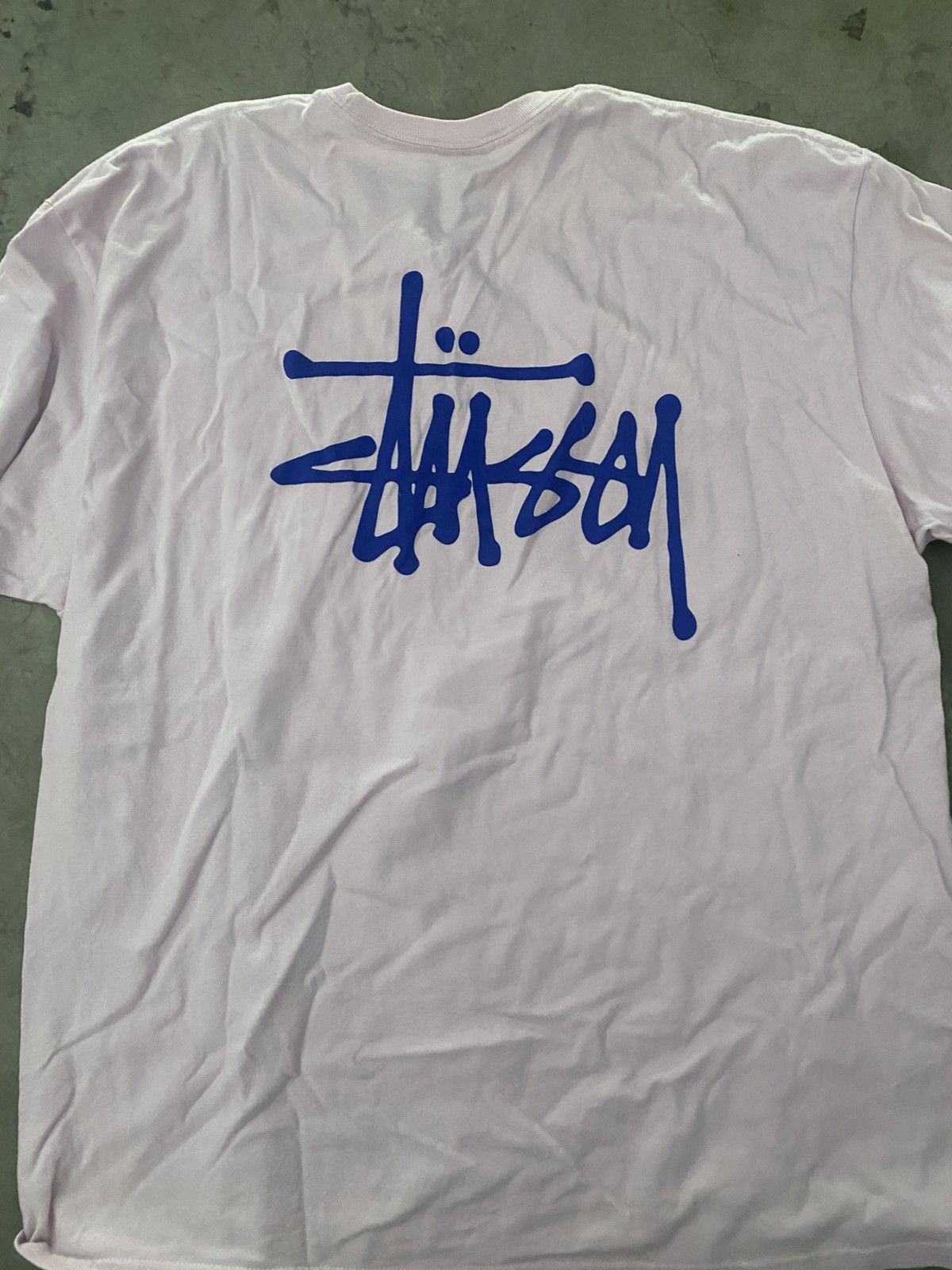 Stussy Vintage Stussy Acid Wash Pale Pink Size US XL / EU 56 / 4 - 4 Thumbnail