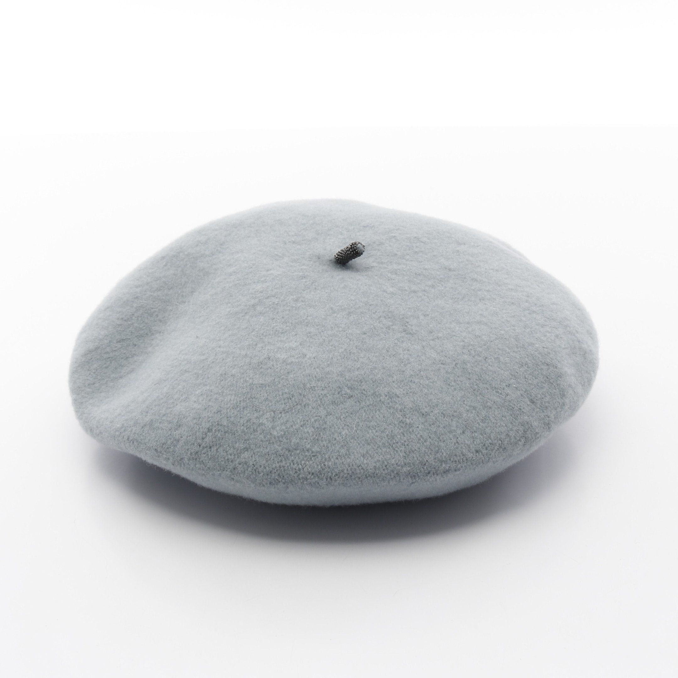 Brunello Cucinelli Brunello Cucinelli Beret Hat Wool Light Blue Size ONE SIZE - 1 Thumbnail