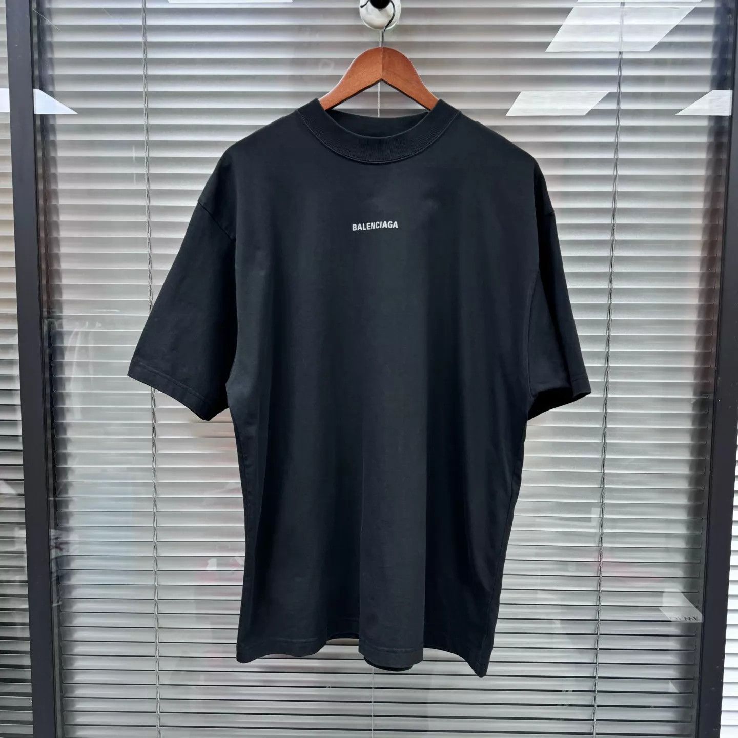 Balenciaga Balenciaga Reflective Front/Back Logo Short Tee M Size US M / EU 48-50 / 2 - 1 Thumbnail